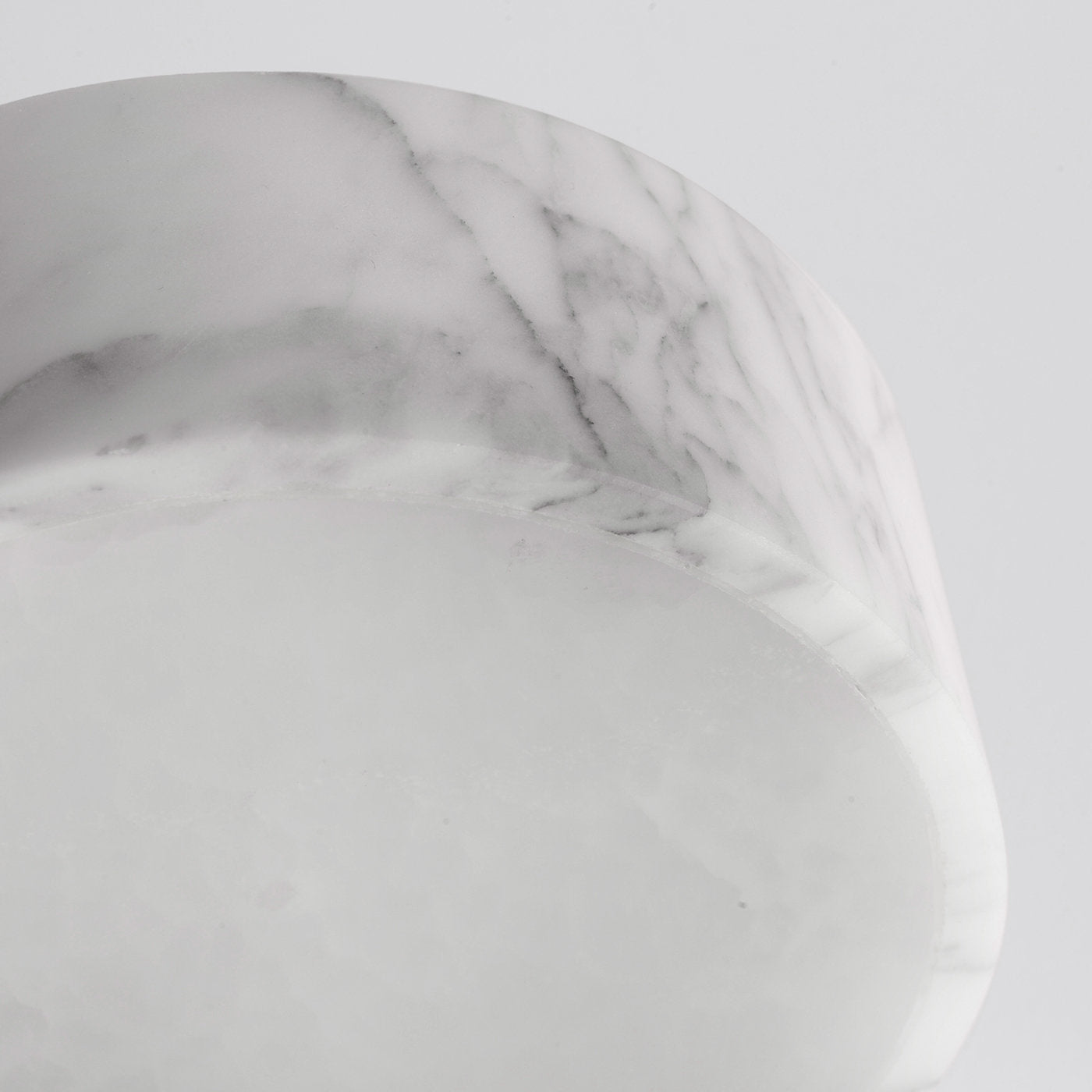 Aleph Small White Carrara Marble Table Lamp - Alternative view 4