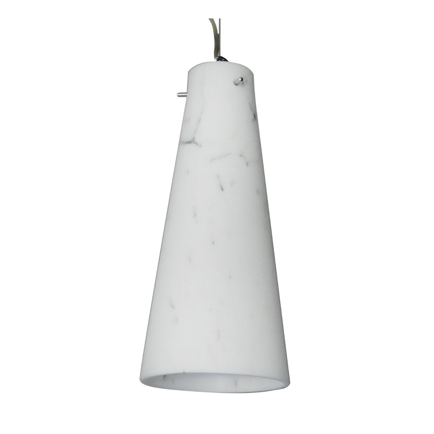 Mercurio White Carrara Marble Table Lamp - Main view