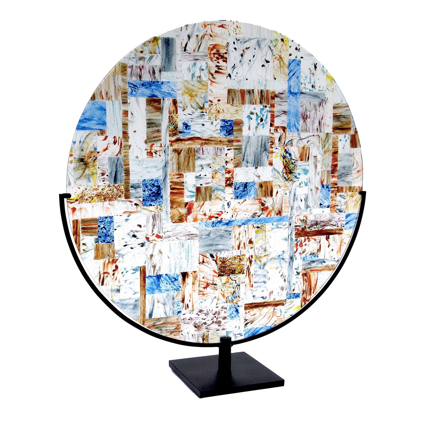 Disco Araldo en cristal de Murano de Andrea Orso - Vista principal
