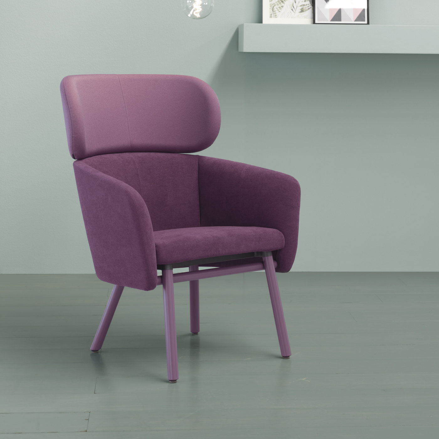 Balù XL Lilac Chair By Emilio Nanni - Alternative view 1