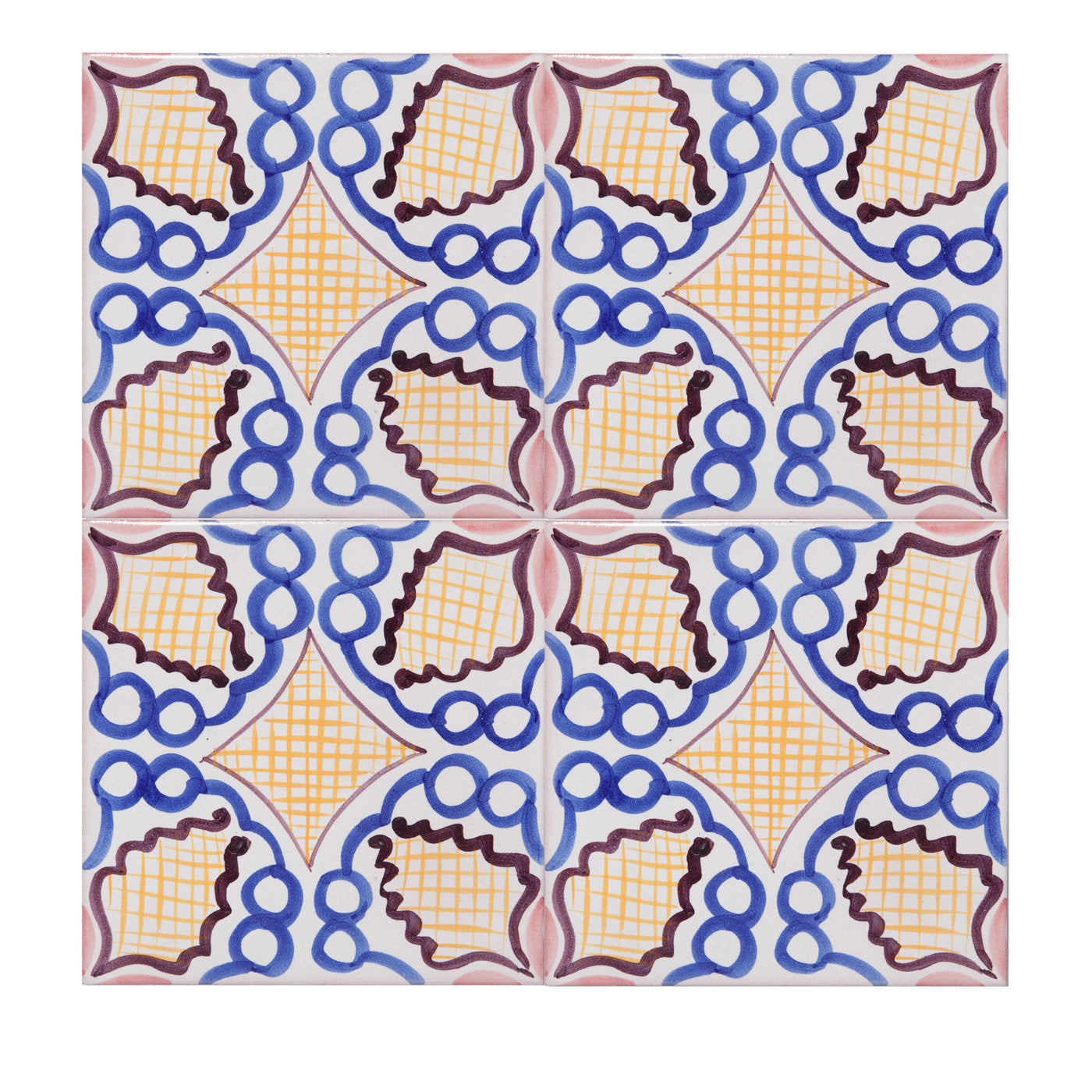 Set of 4 Summer in Italy Tiles - Main view