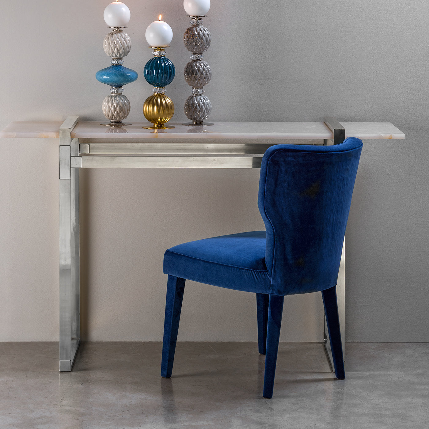 Lady V Blue Chair by Ciarmoli Queda Studio - Alternative view 1