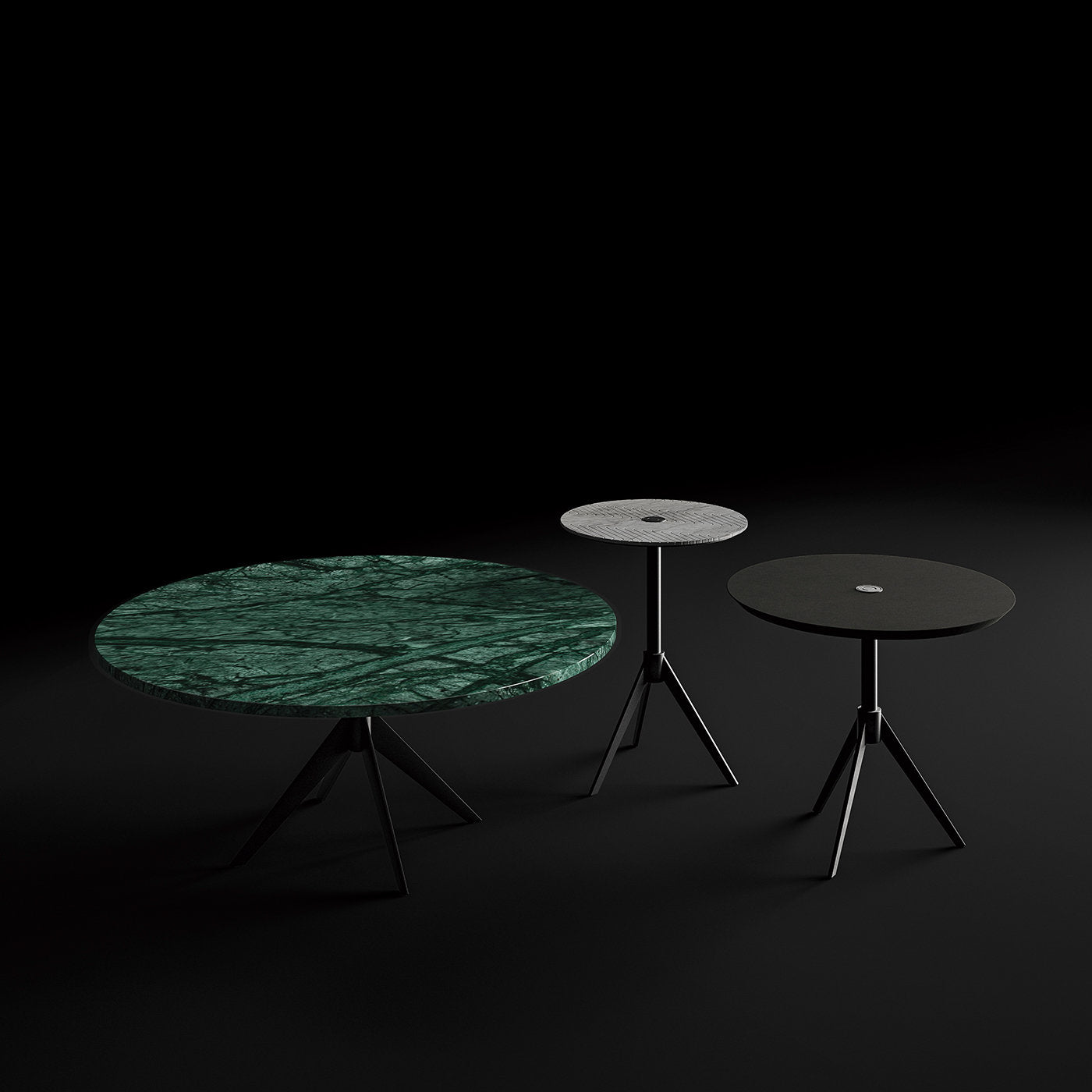 Medium Coffee Table with Alkantara marble top - Alternative view 1