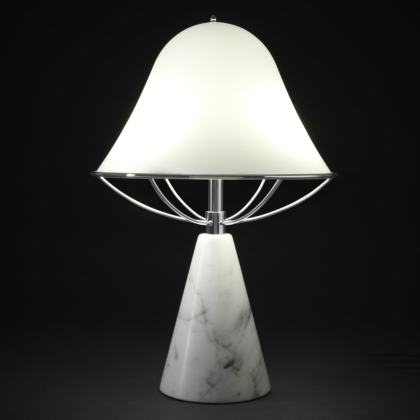 Anita Table Lamp in Carrara Marble by Lorenza Bozzoli - Alternative view 2