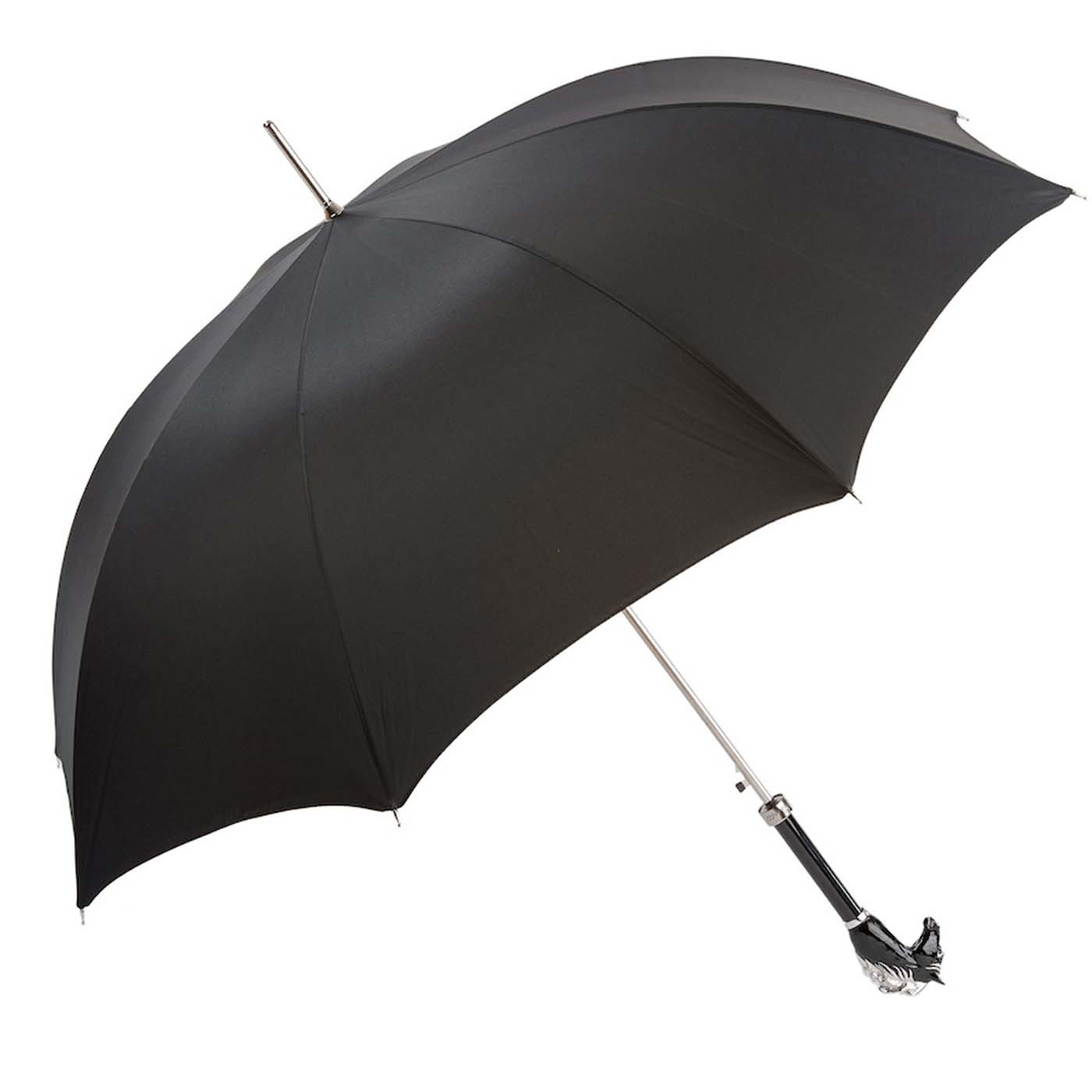 Black Umbrella with Horse Handle - Main view