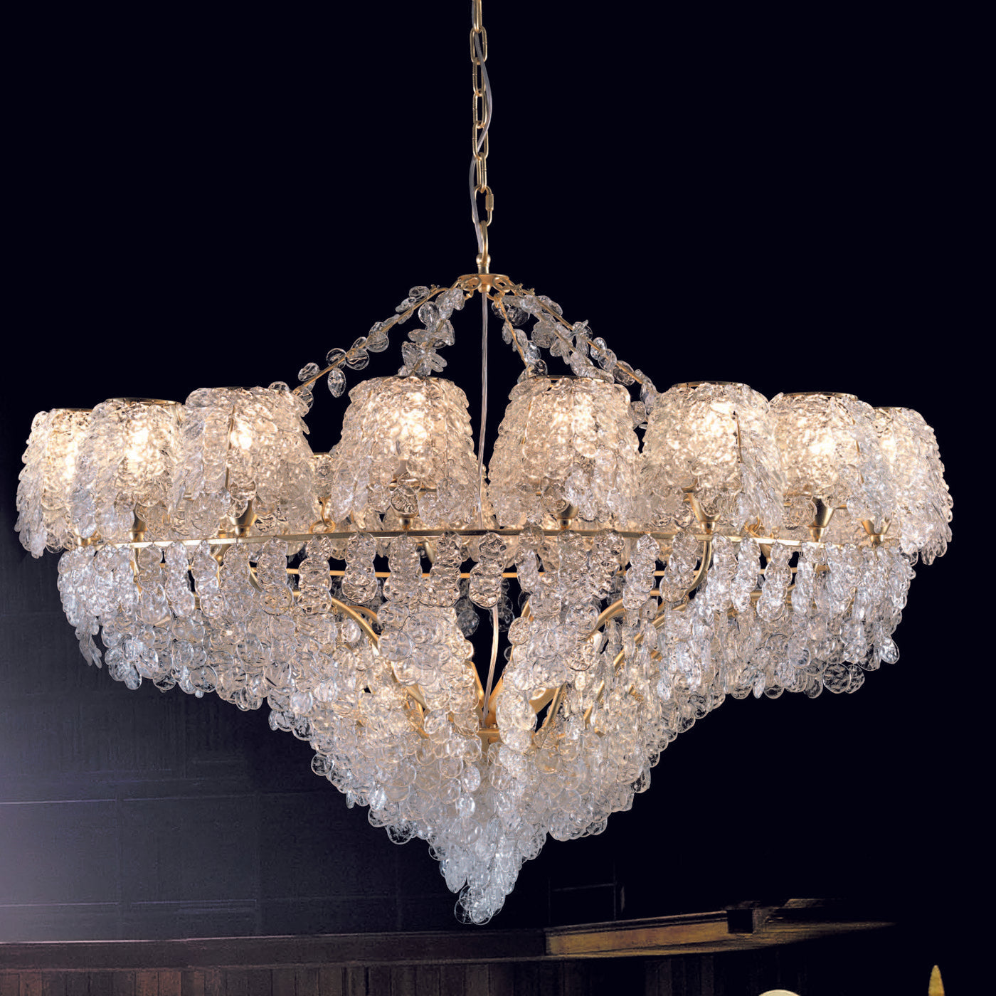 Opera Stardust Gold Chandelier - Alternative view 1