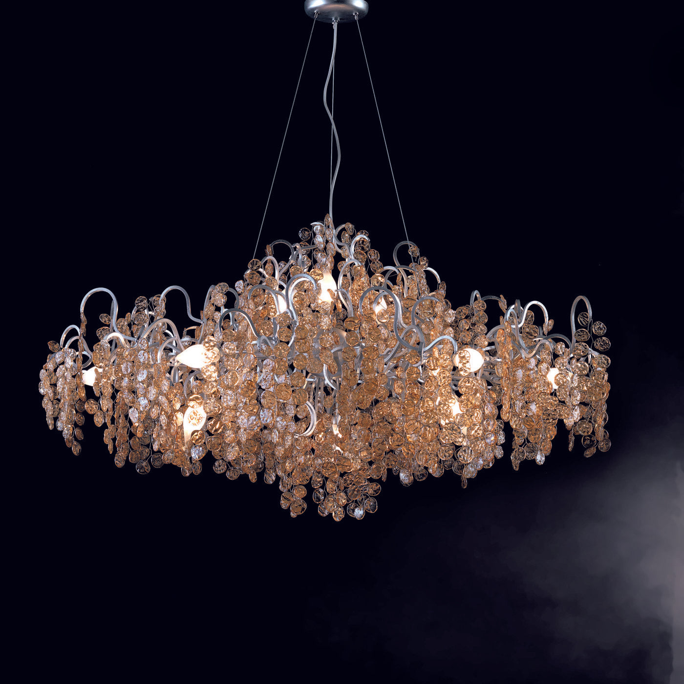 Opera Gold and Amber Chandelier - Alternative view 1