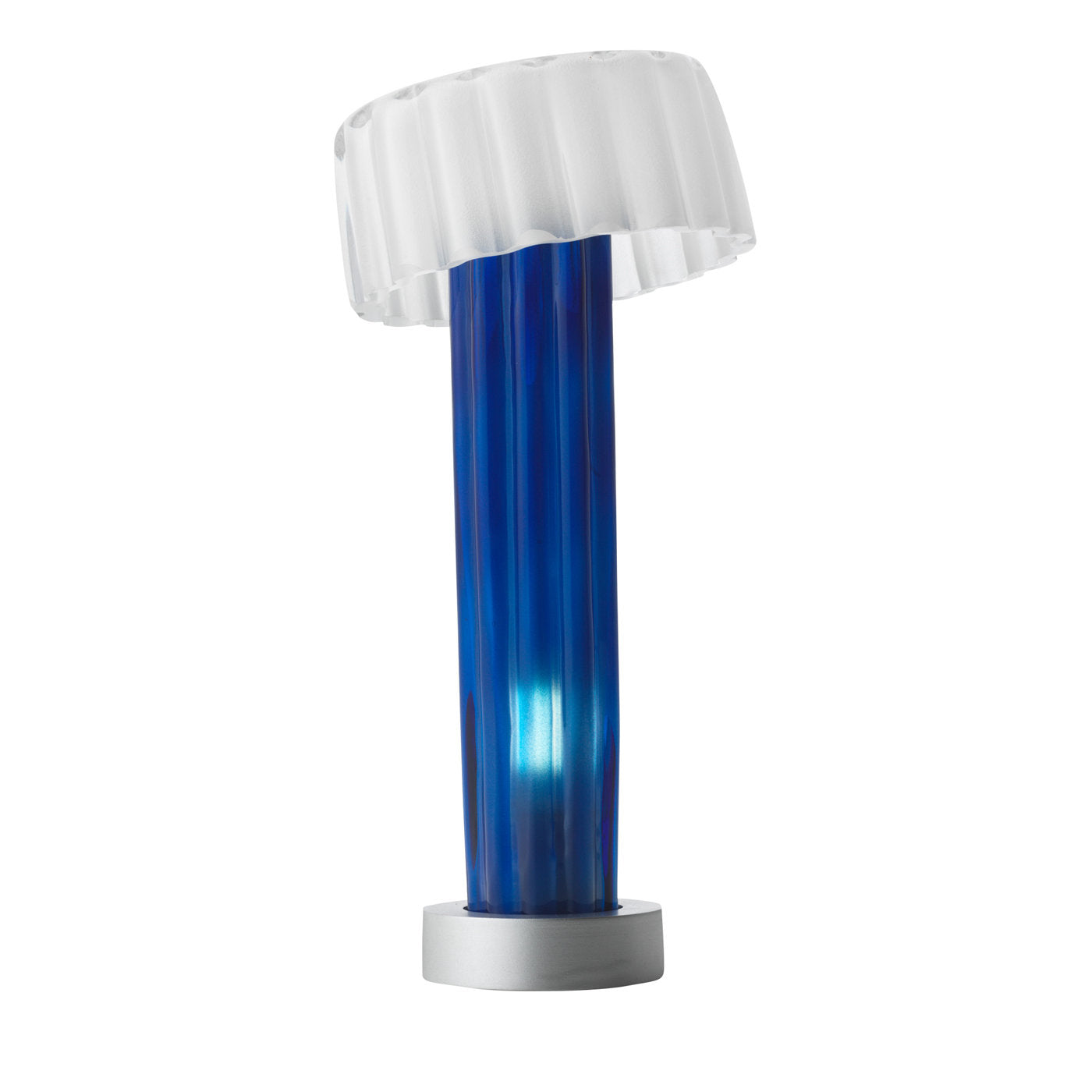 Lámpara de mesa contemporánea azul - Vista principal