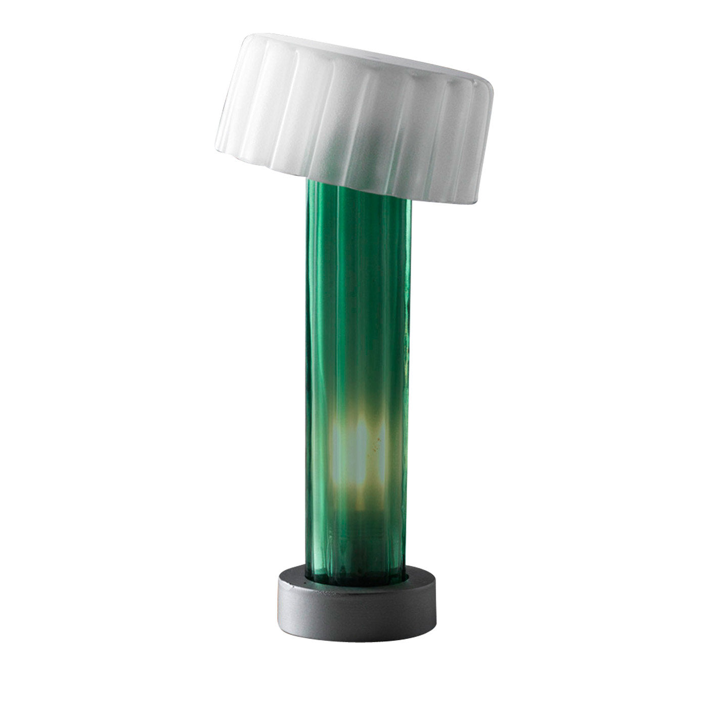 Lámpara de mesa contemporánea verde - Vista principal