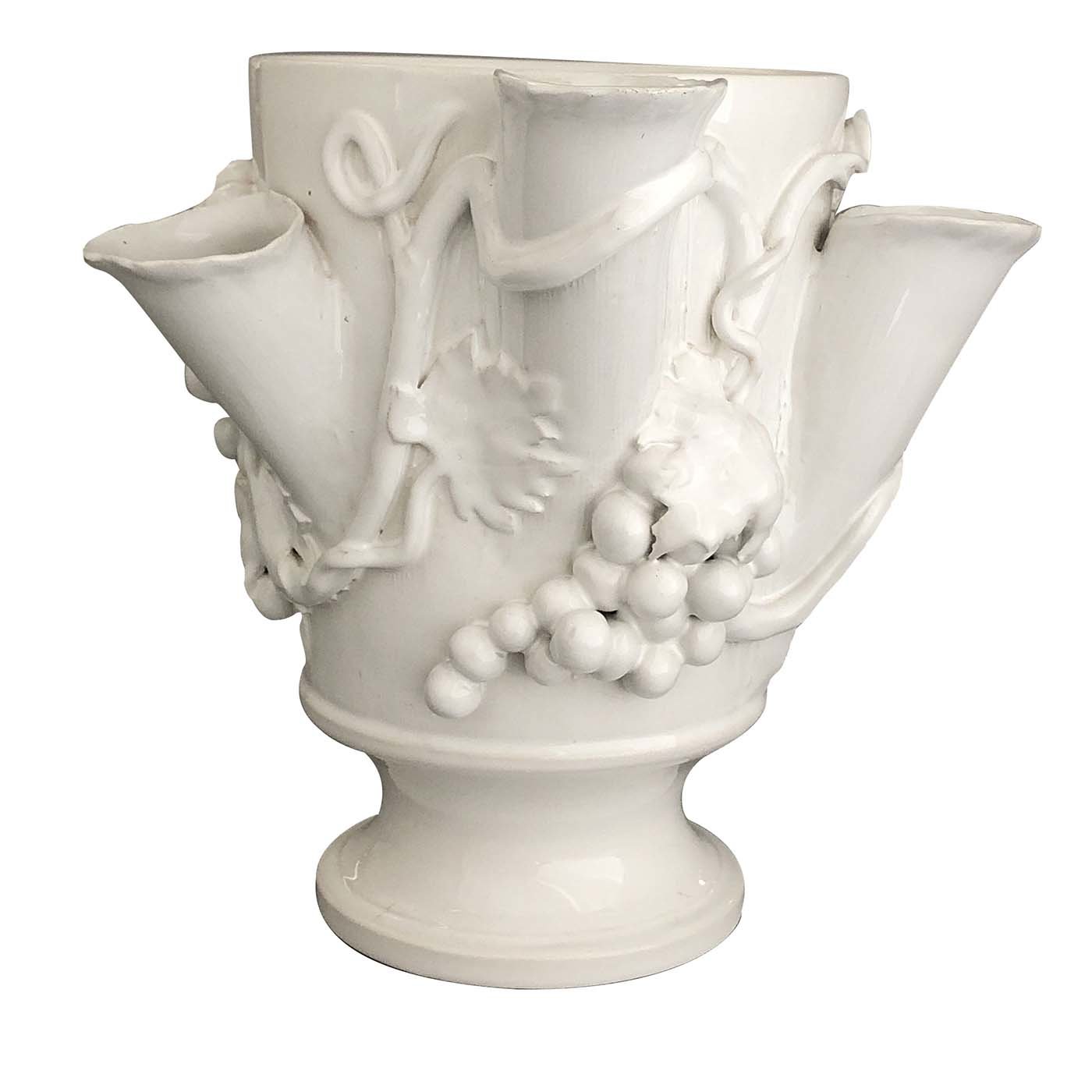 Anghiari Weiße Vase - Hauptansicht