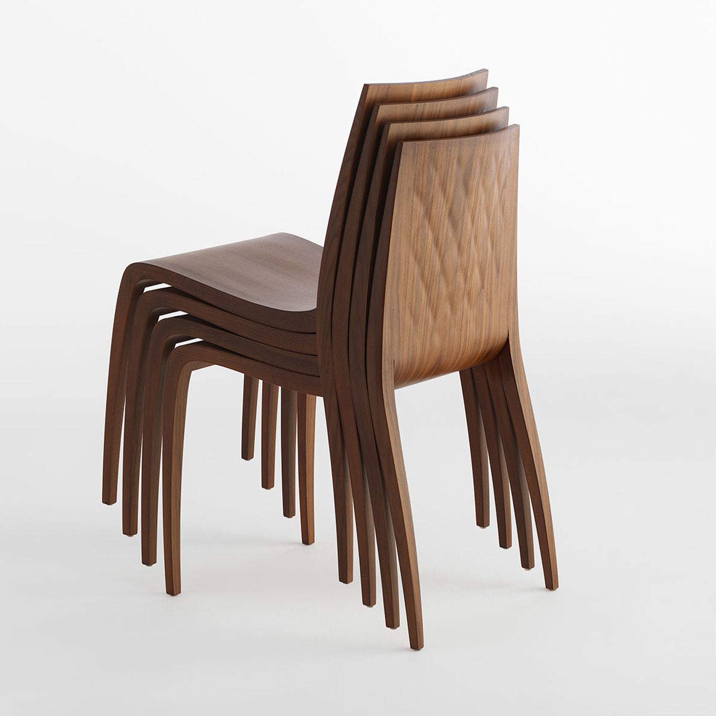 Set of 2 Ki Wood Chairs by Mario Bellini - Alternative view 4