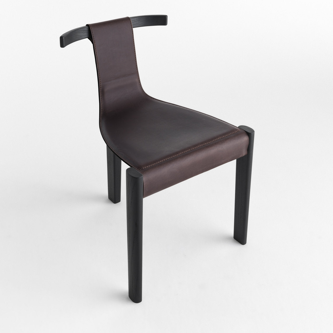 Pablita Brown Chair by Marcello Pozzi - Alternative view 1