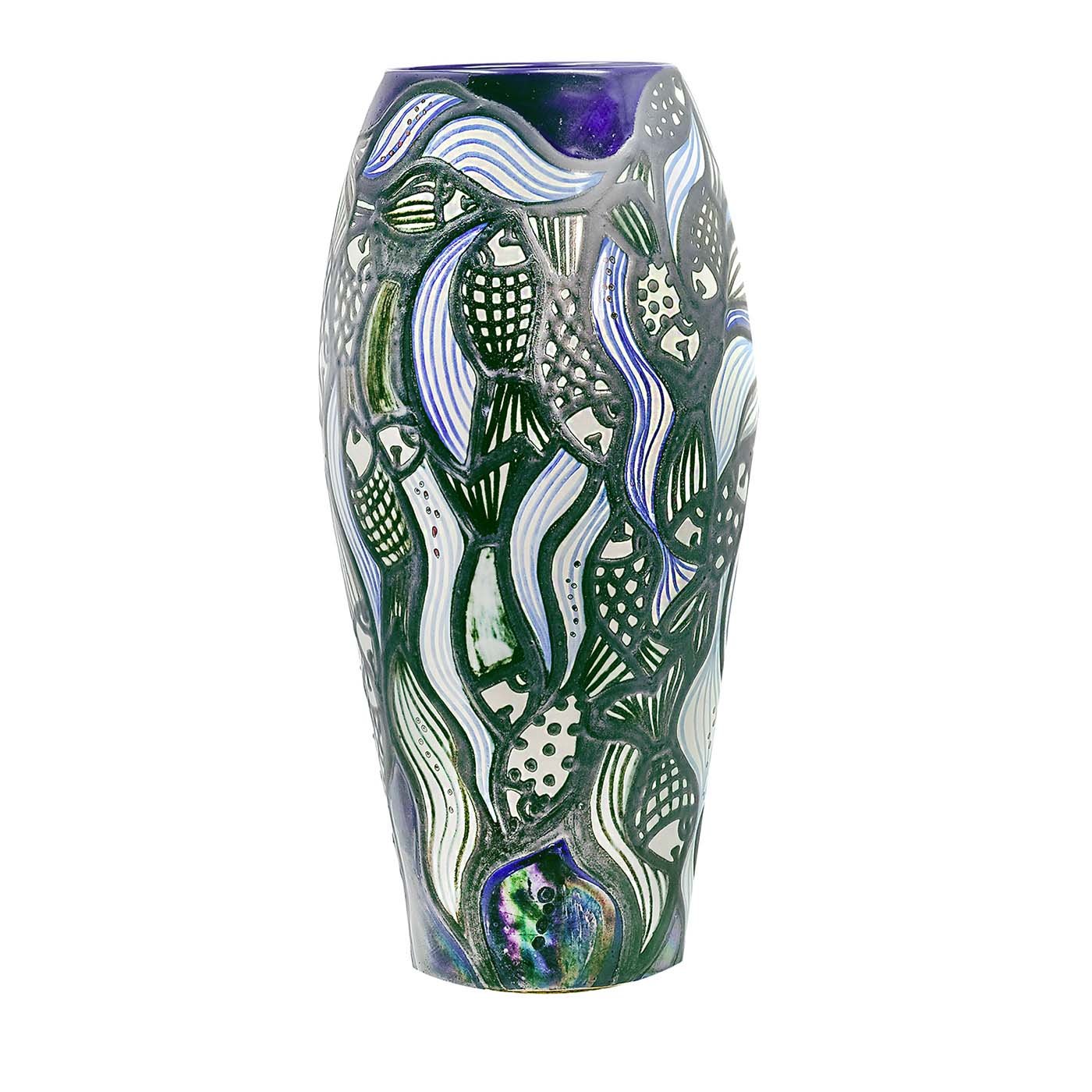 Keramik Fisch Vase - Hauptansicht
