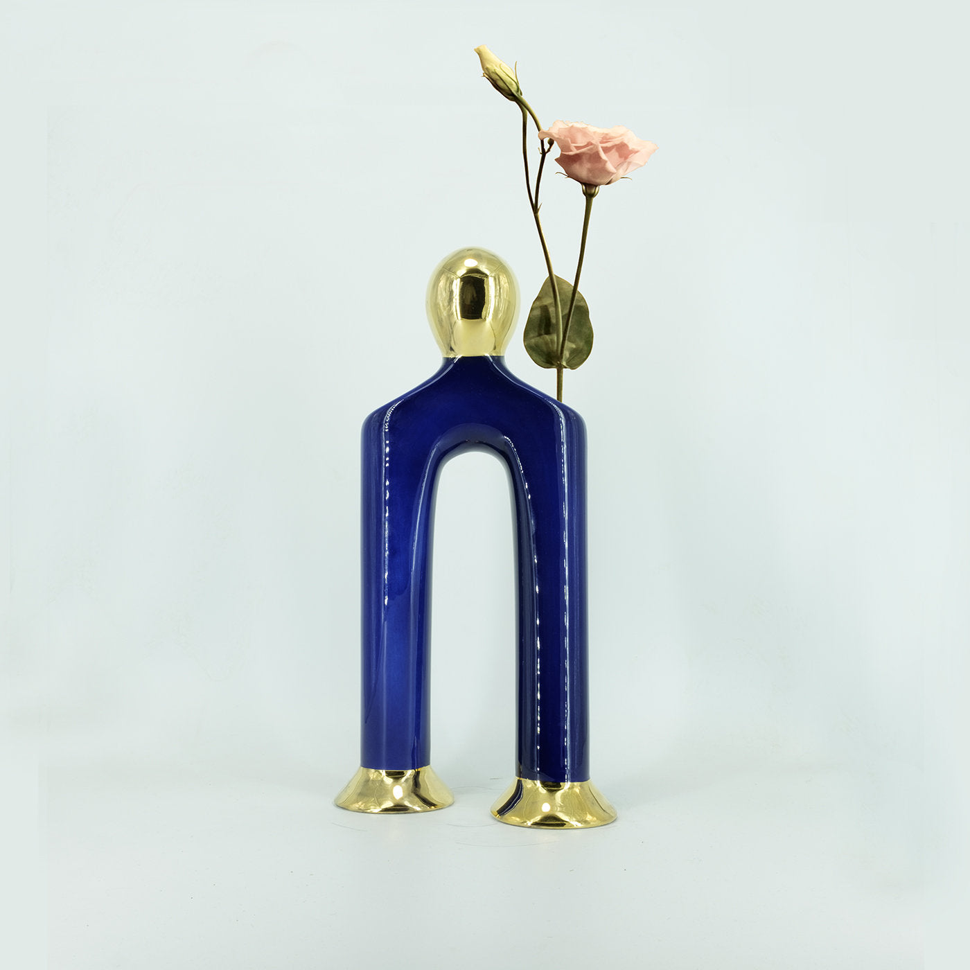 Mino Blue and Gold Vase - Alternative view 2