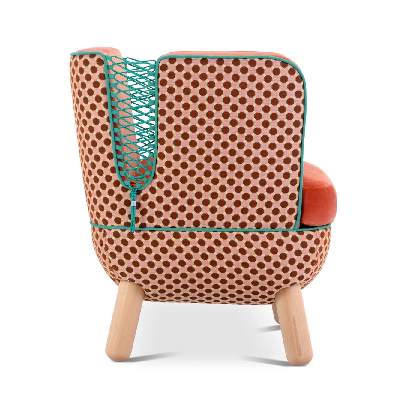 Sly Low Armchair with Ropes By Italo Pertichini rombi - Alternative view 2