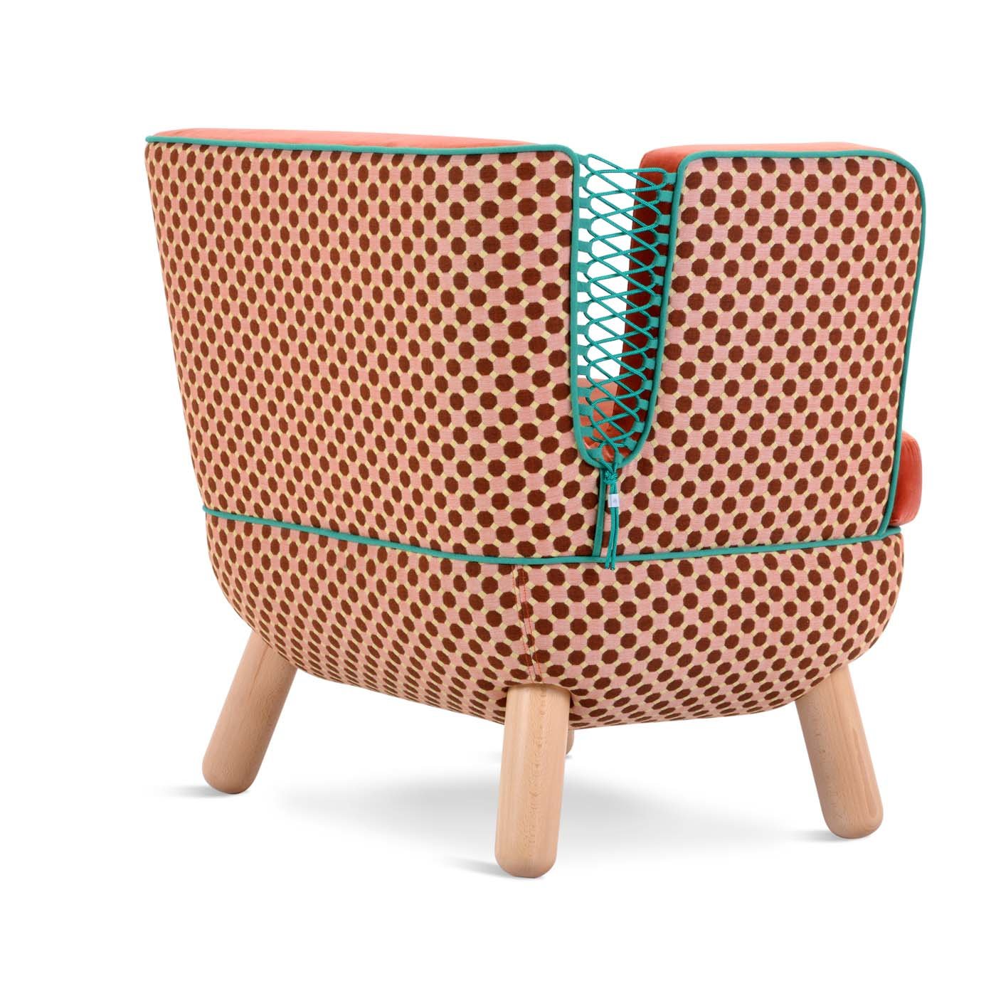 Sly Low Armchair with Ropes By Italo Pertichini rombi - Alternative view 3