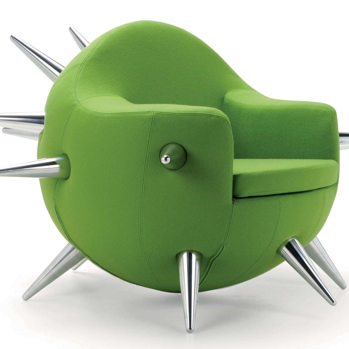 Bomb Green Armchair by Simone Micheli - Alternative view 1