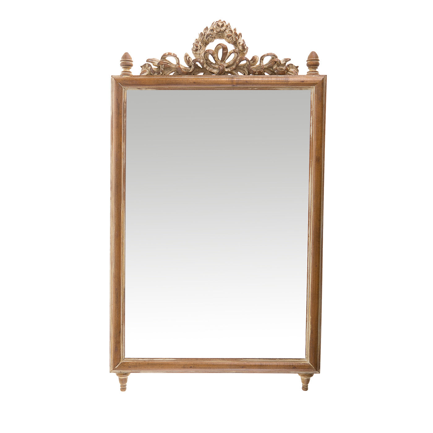 Espejo de madera tallada Luis XVI - Vista principal