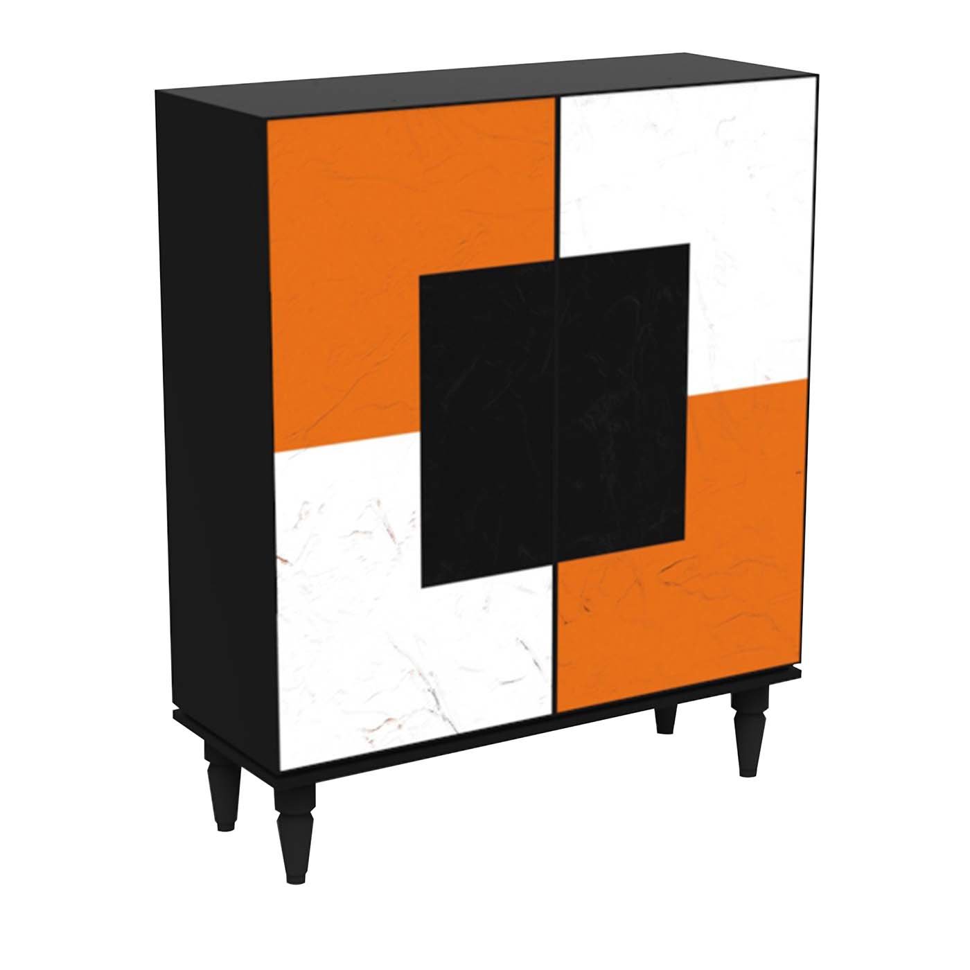 Attitude Orange-White Modular Cabinet - Main view