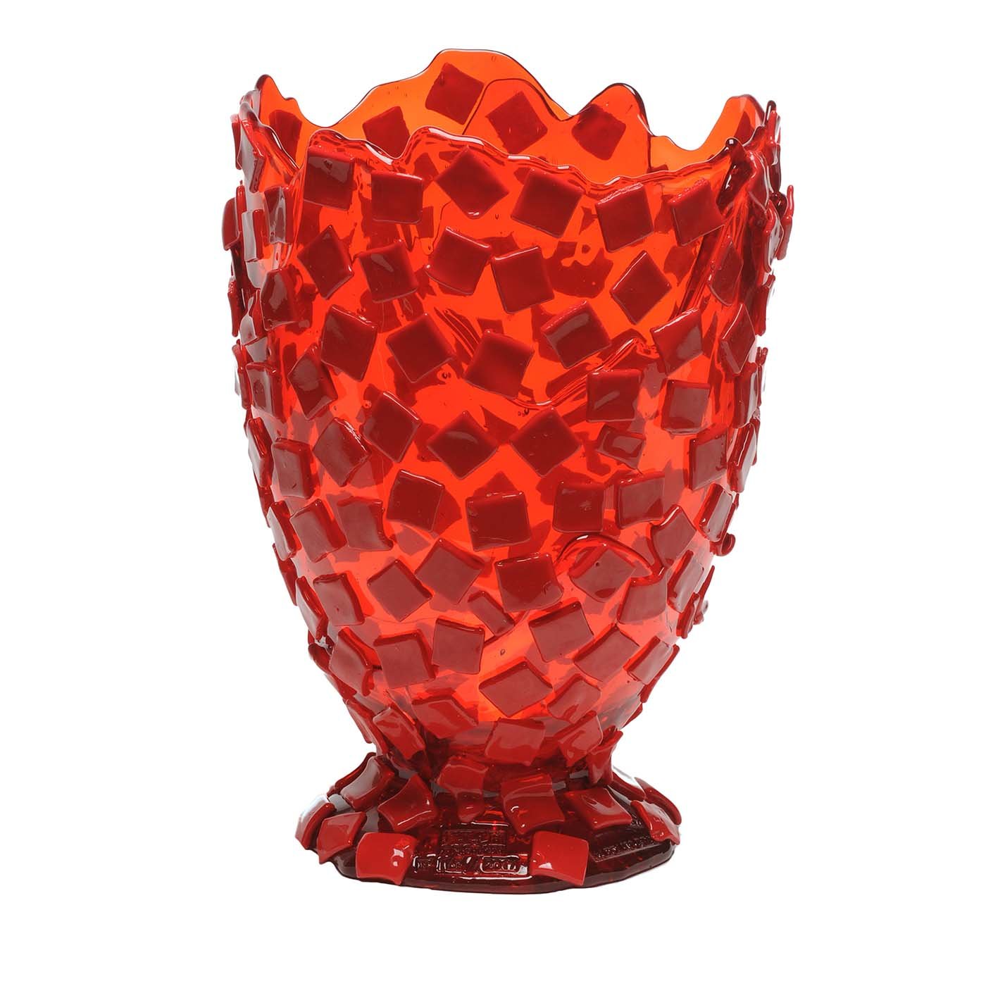 Grand vase Rock Red de Gaetano Pesce - Vue principale