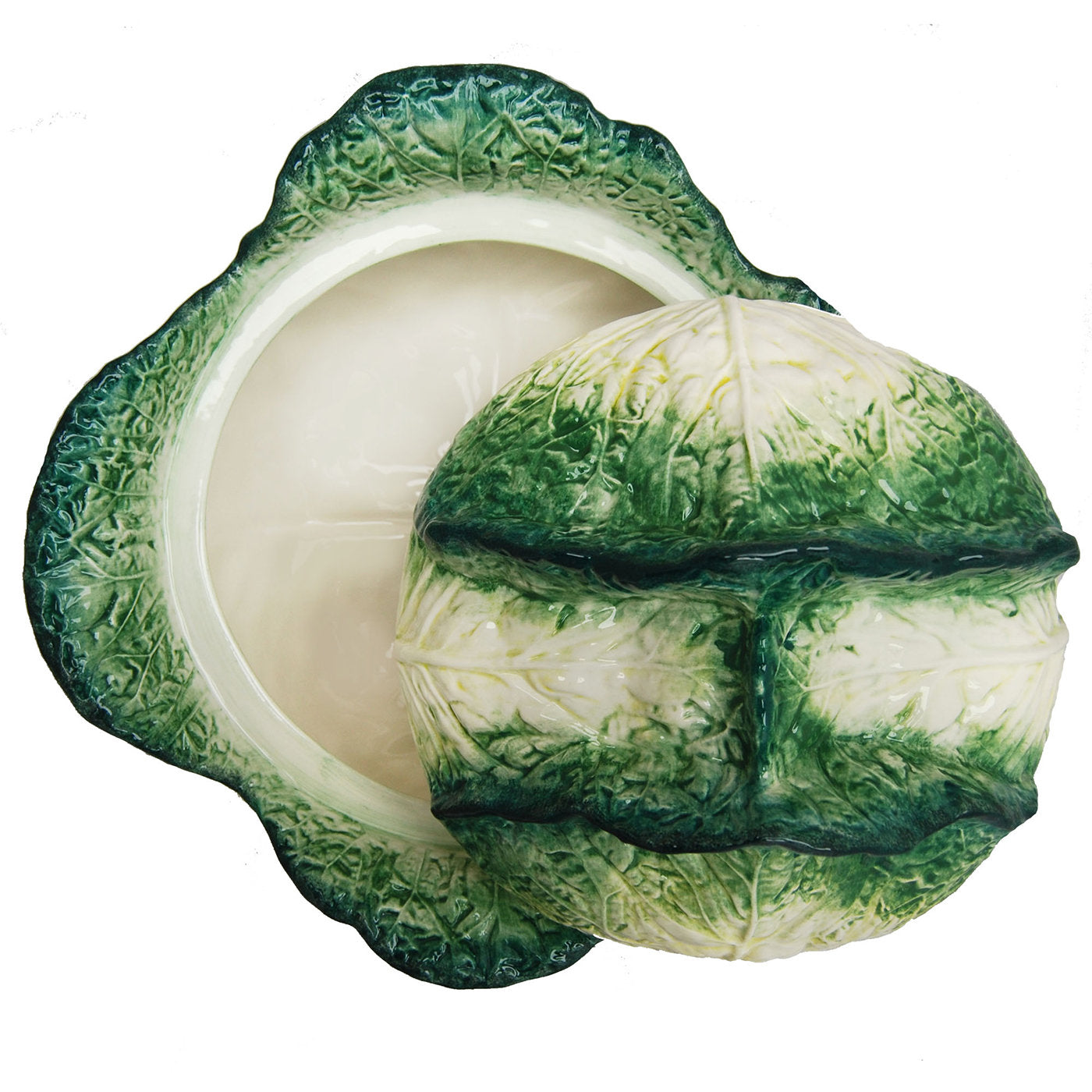 Large Cabbage Ceramic Tureen - Alternative view 2