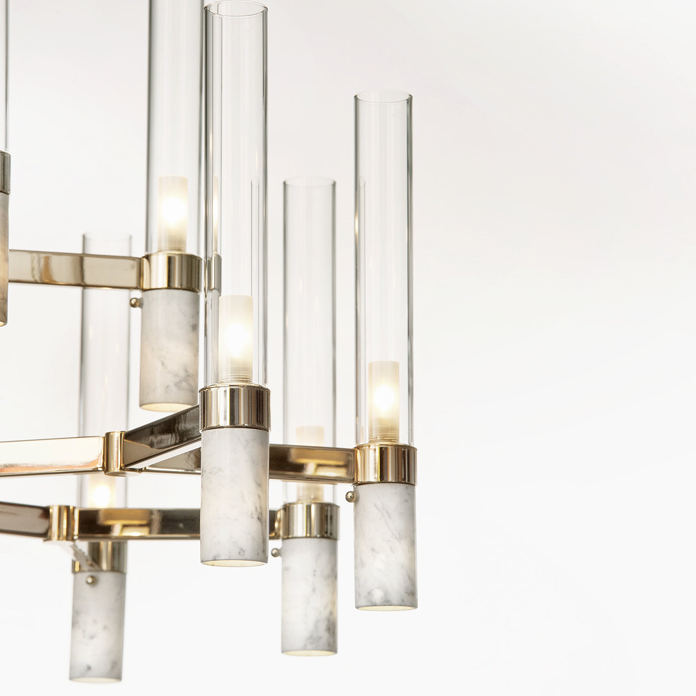 Carrara Marble Small Chandelier - Alternative view 1