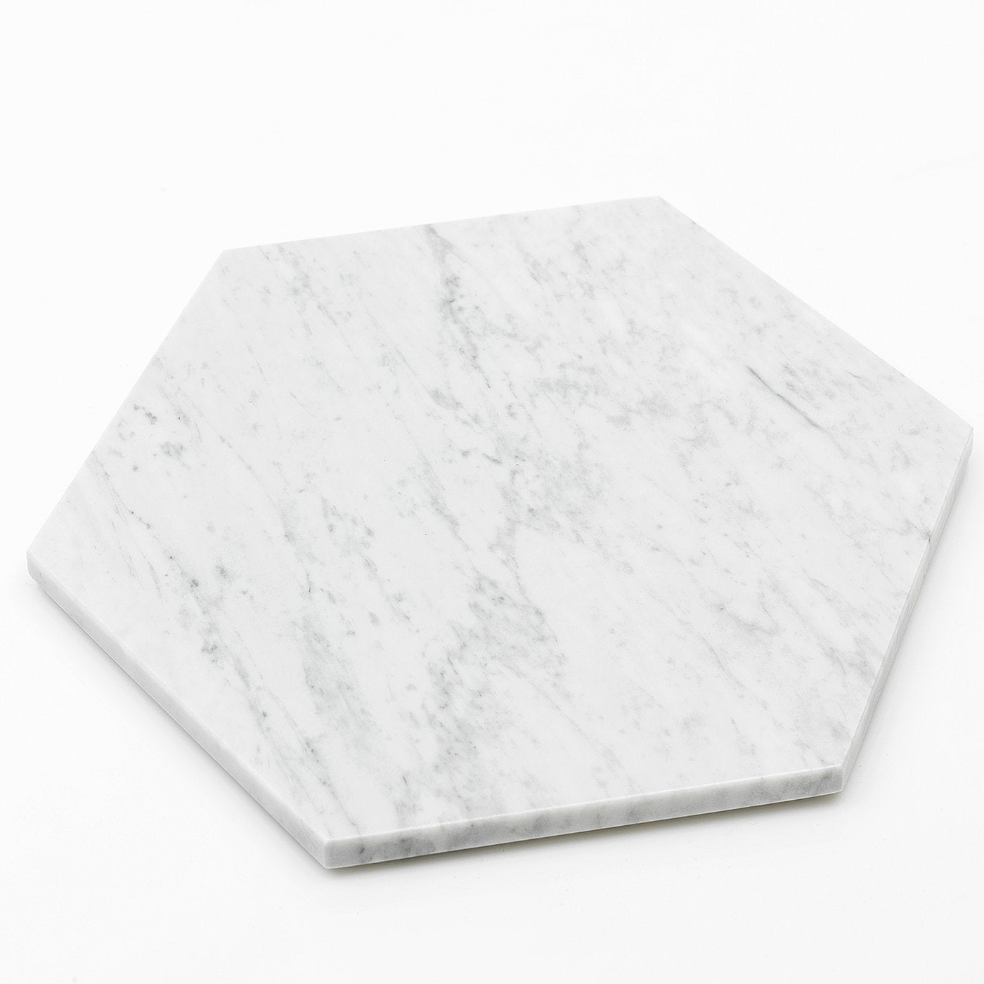 Hexagonal Carrara Marble Plate - Alternative view 2
