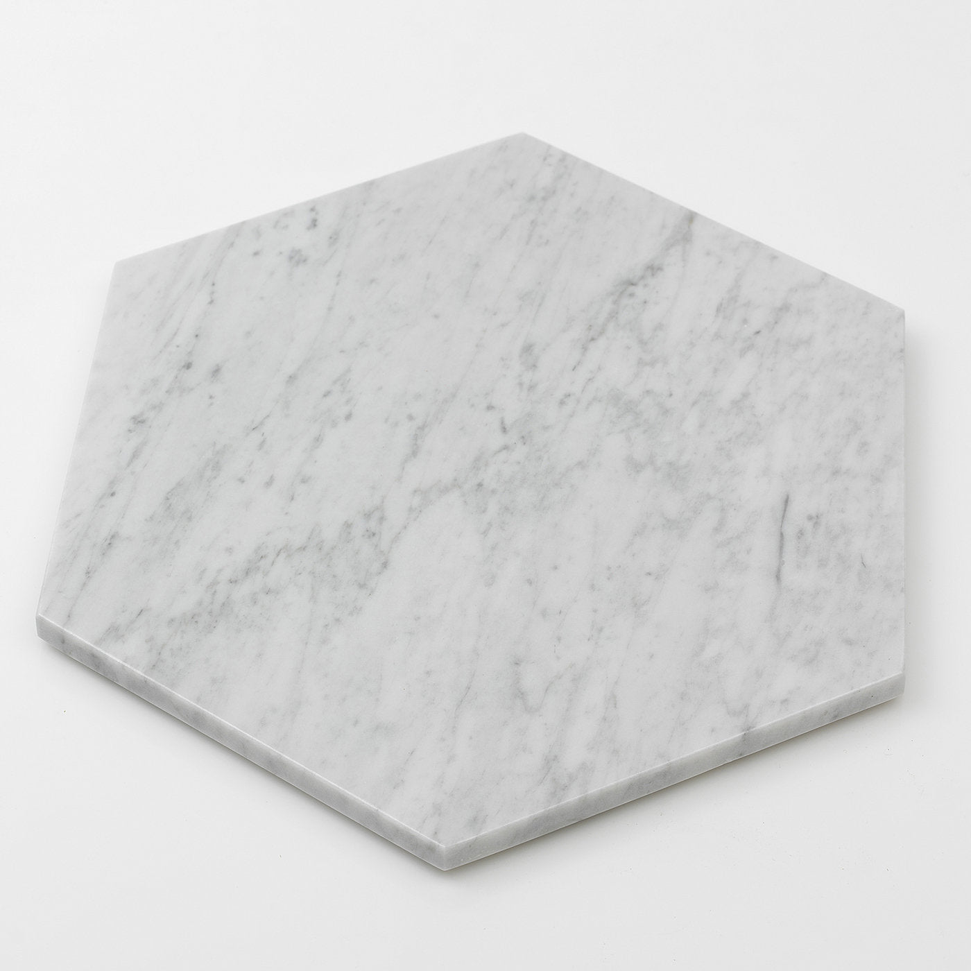 Hexagonal Carrara Marble Plate - Alternative view 3
