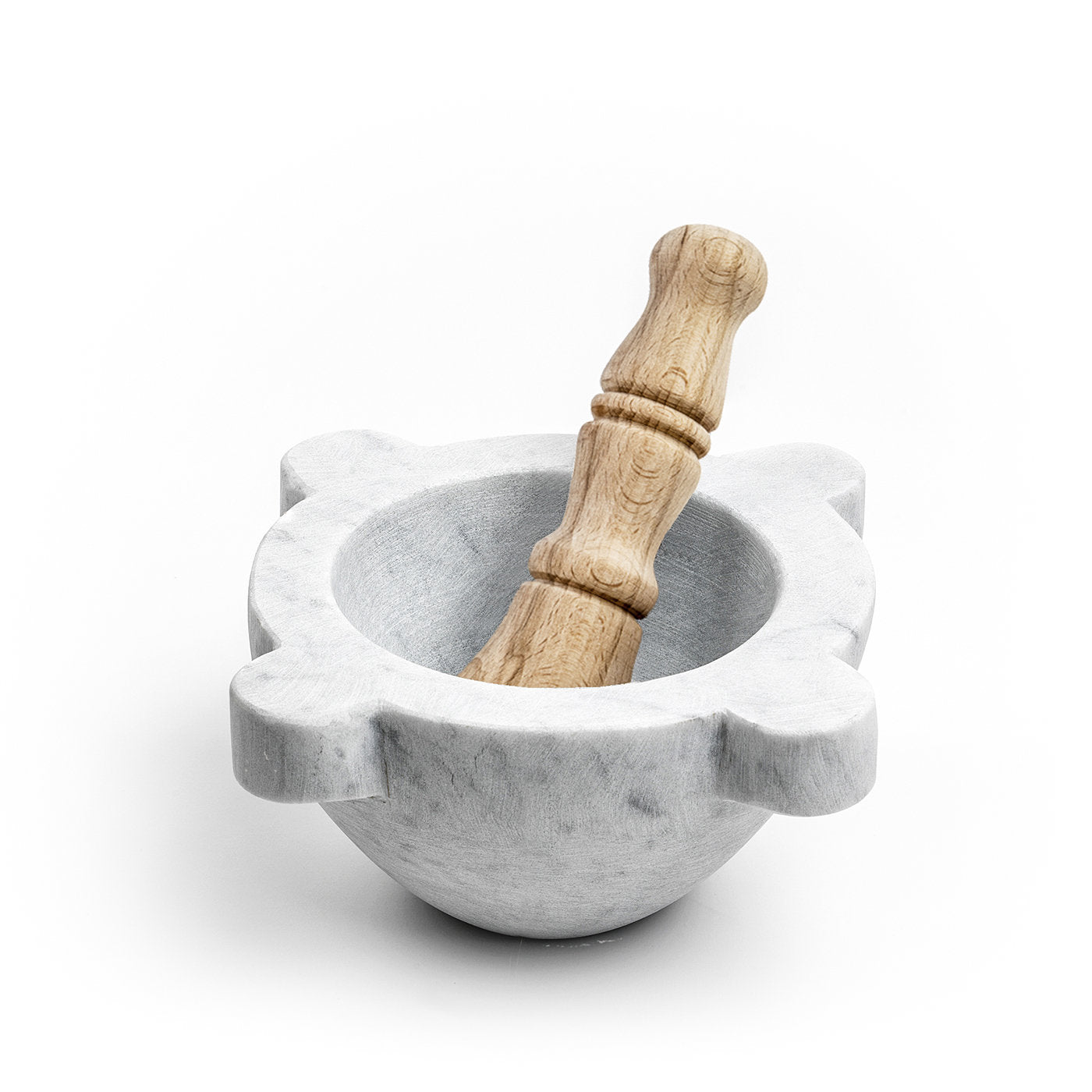 Marble Mortar with Wooden Pestle - Alternative view 1