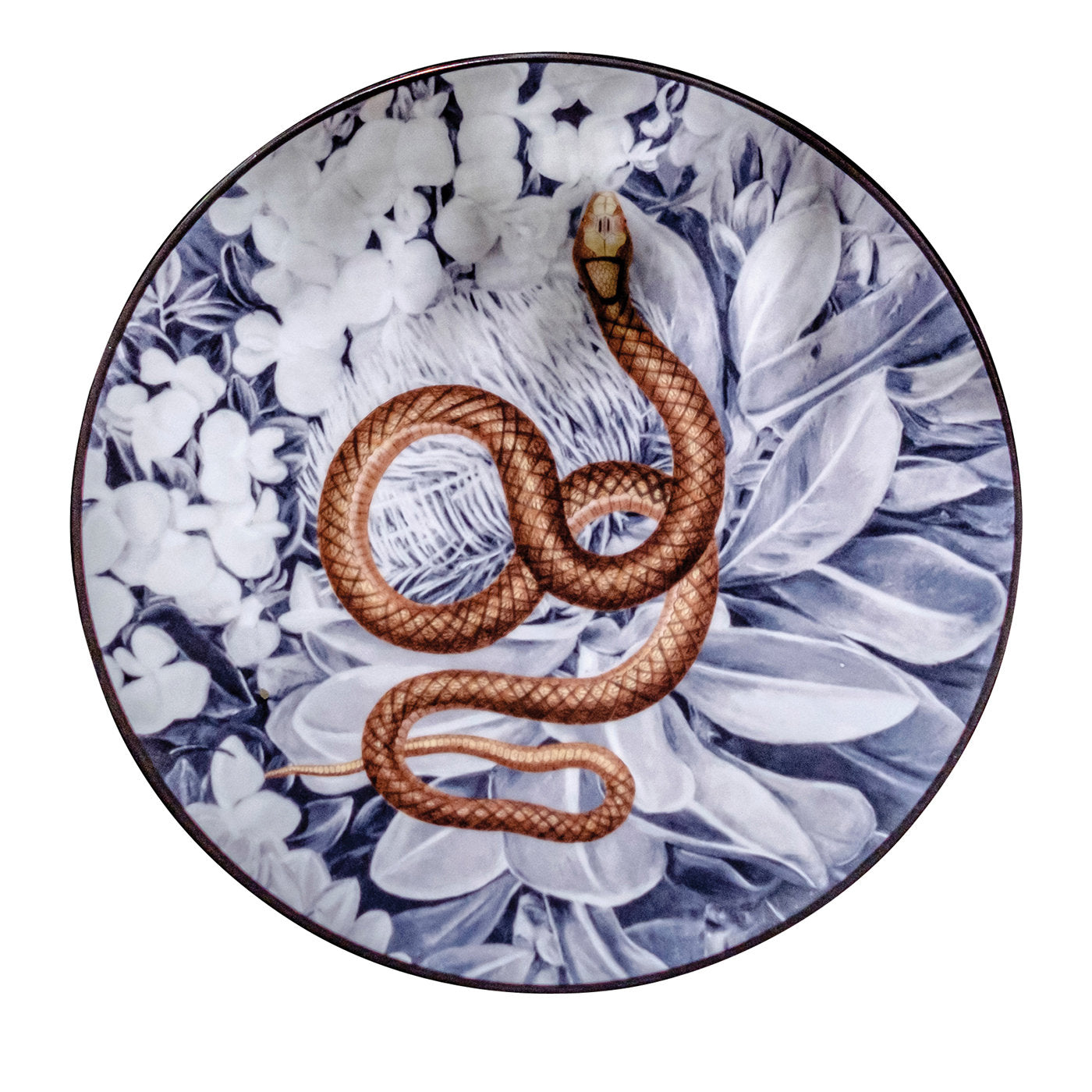 Piatto da portata in porcellana Serpent Menagerie Ottomane - Vista principale