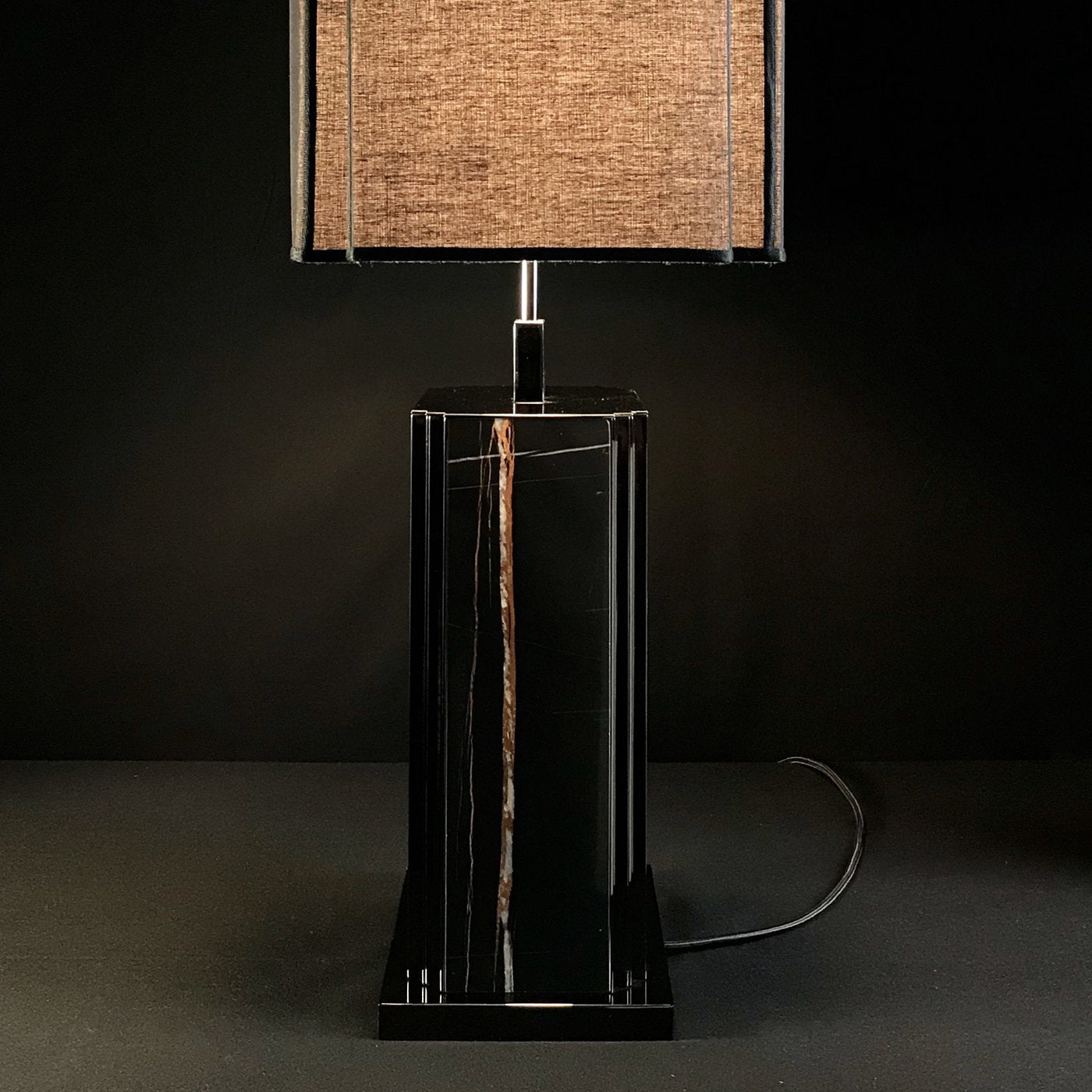 Milano Sahara Noir Marble Table Lamp - Alternative view 2