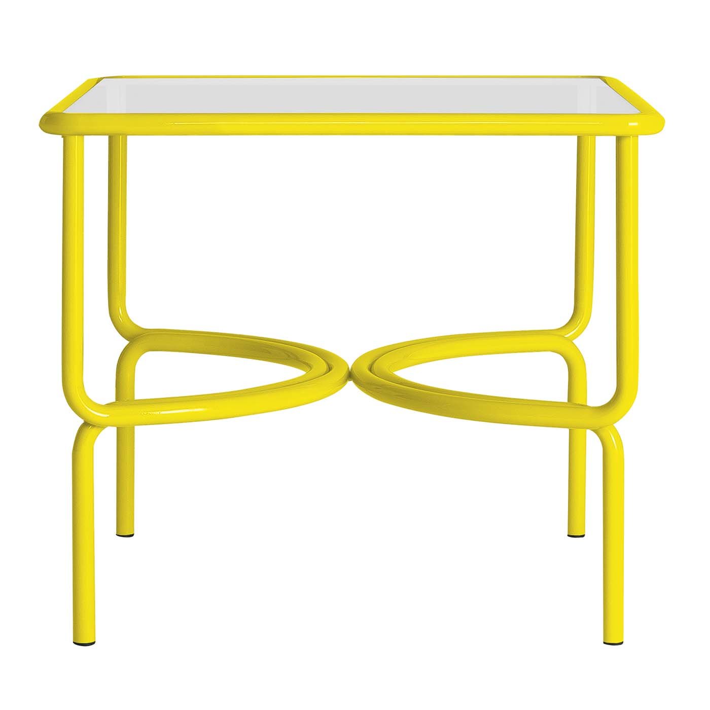 Locus Solus Yellow Bistro Table by Gae Aulenti - Main view