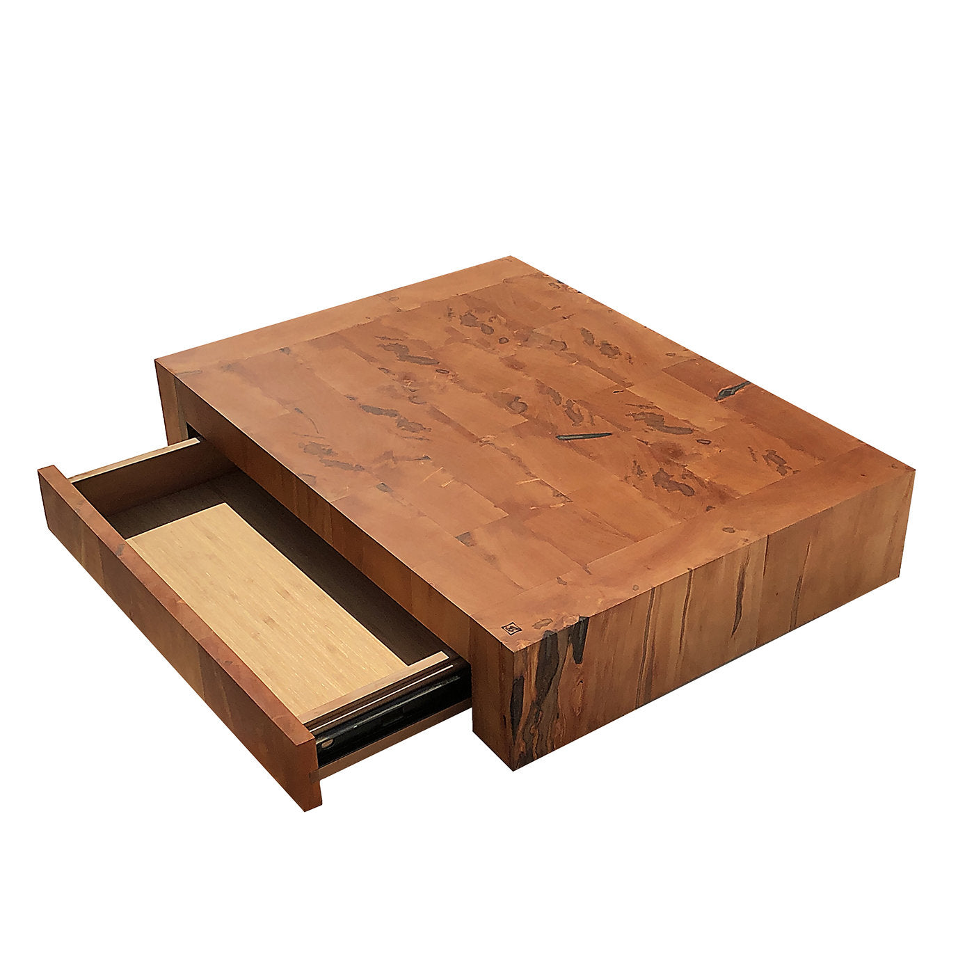 Pear Wood Cutting Board with Drawer Stefano Raffa | Artemest