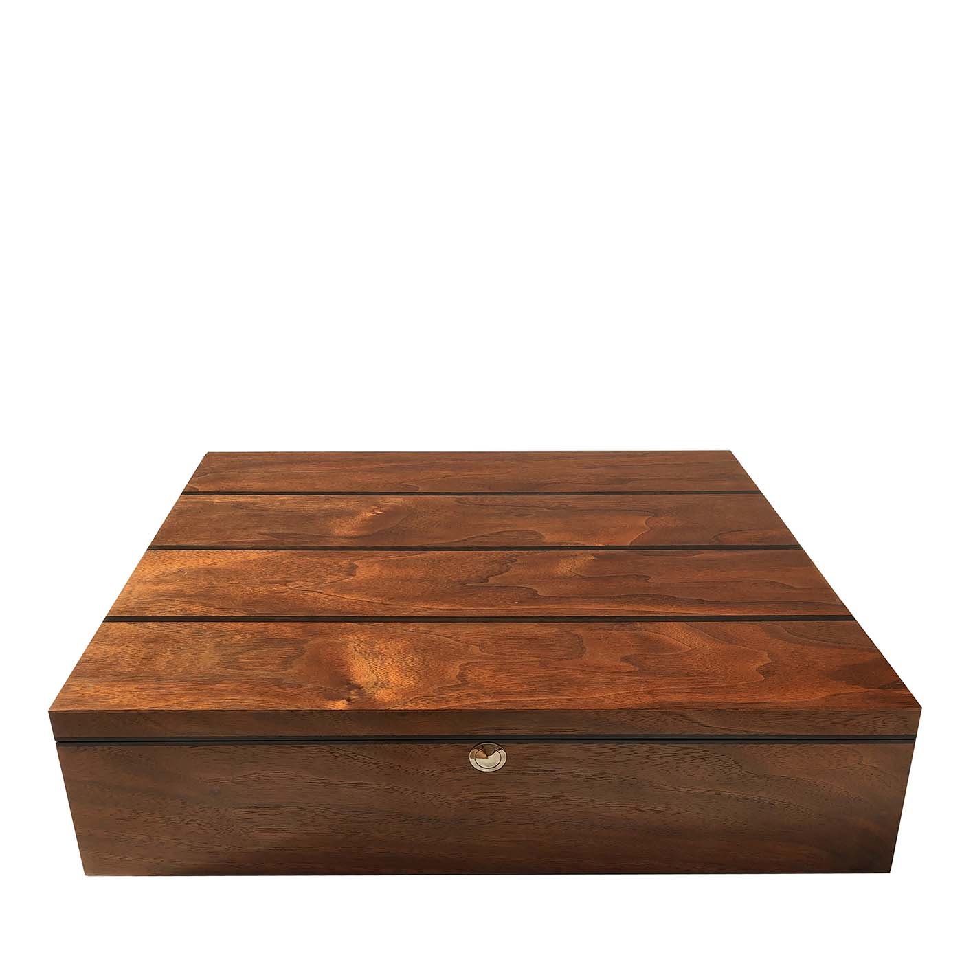 Caja de madera de nogal - Vista principal