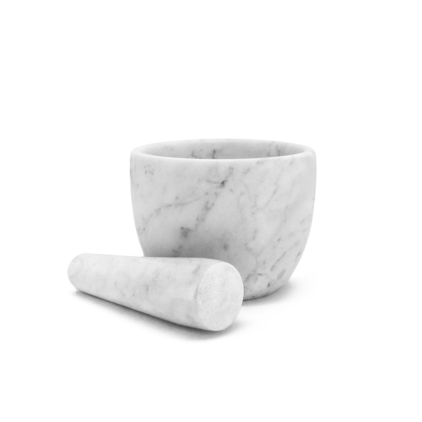 Mortero pequeño de mármol de Carrara - Vista alternativa 2
