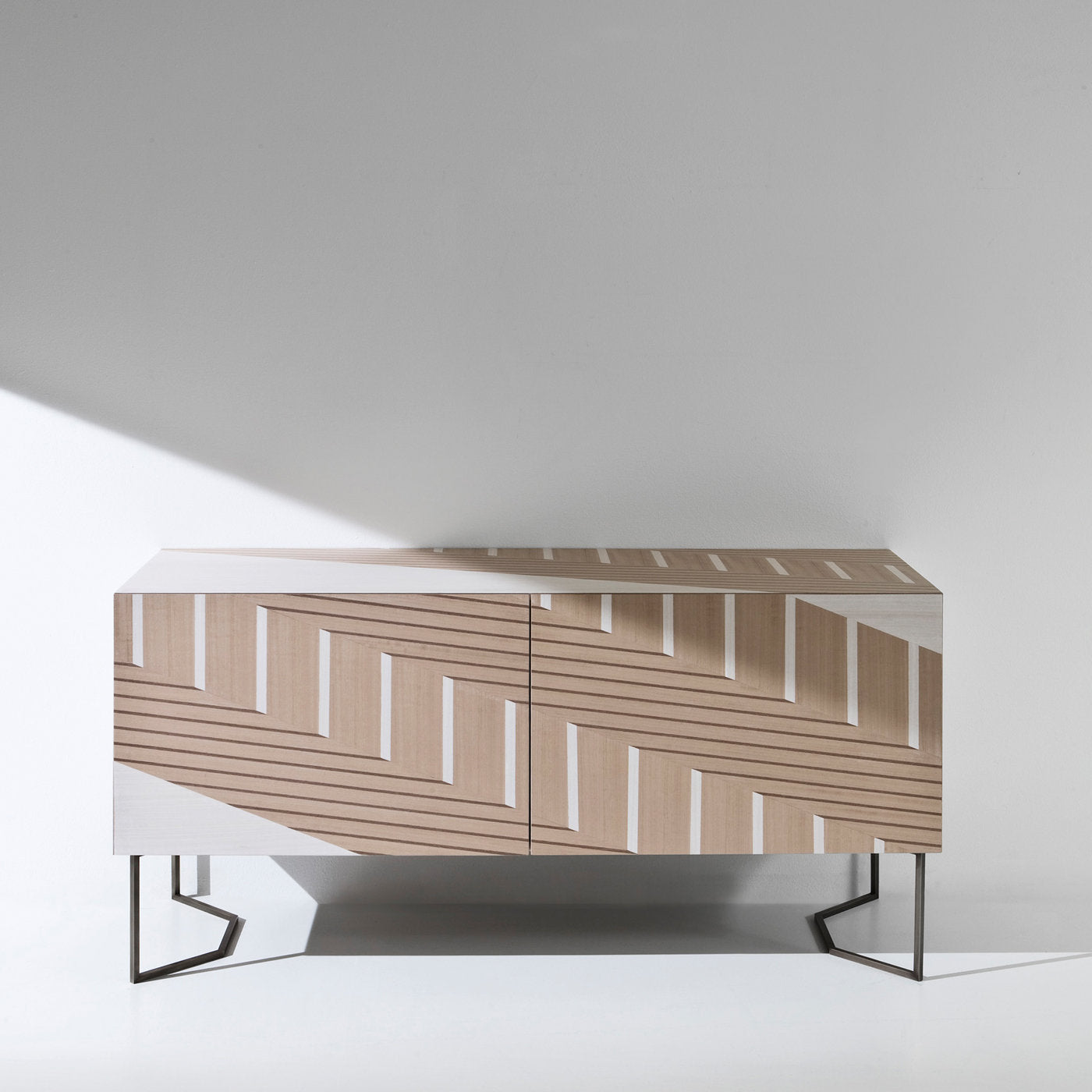Twill-Intarsien-Sideboard von Bartoli Design - Alternative Ansicht 1