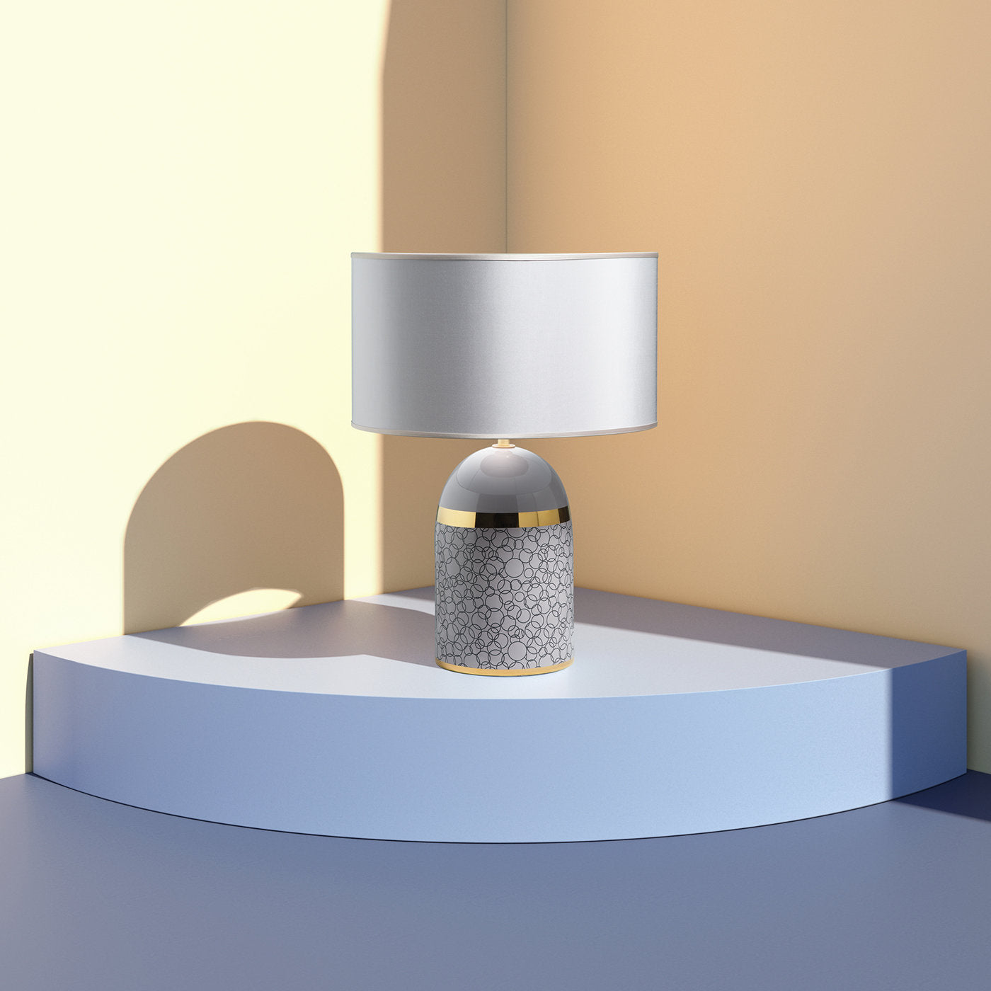 Gray Medium Table Lamp - Alternative view 1