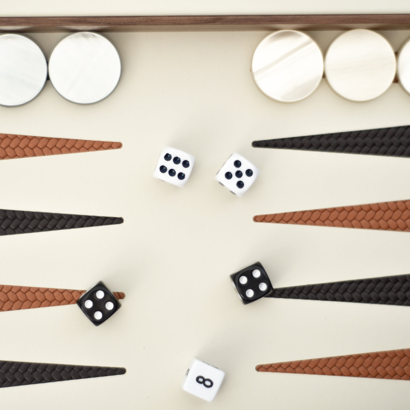 Set da backgammon in pelle - Vista alternativa 2