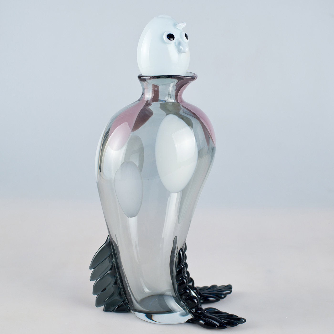 Spotted Pigeon Venetian Glass Sculpture by Eliana Gerotto - Alternative view 1