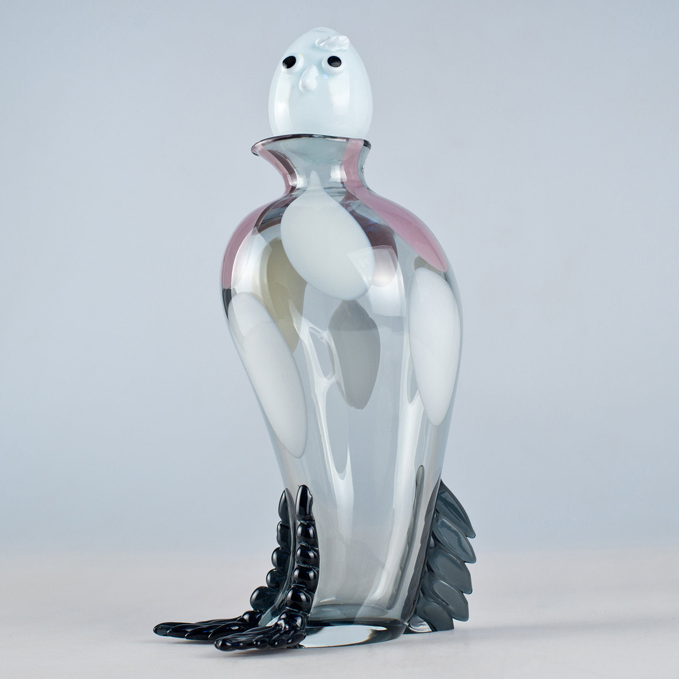 Spotted Pigeon Venetian Glass Sculpture by Eliana Gerotto - Alternative view 3
