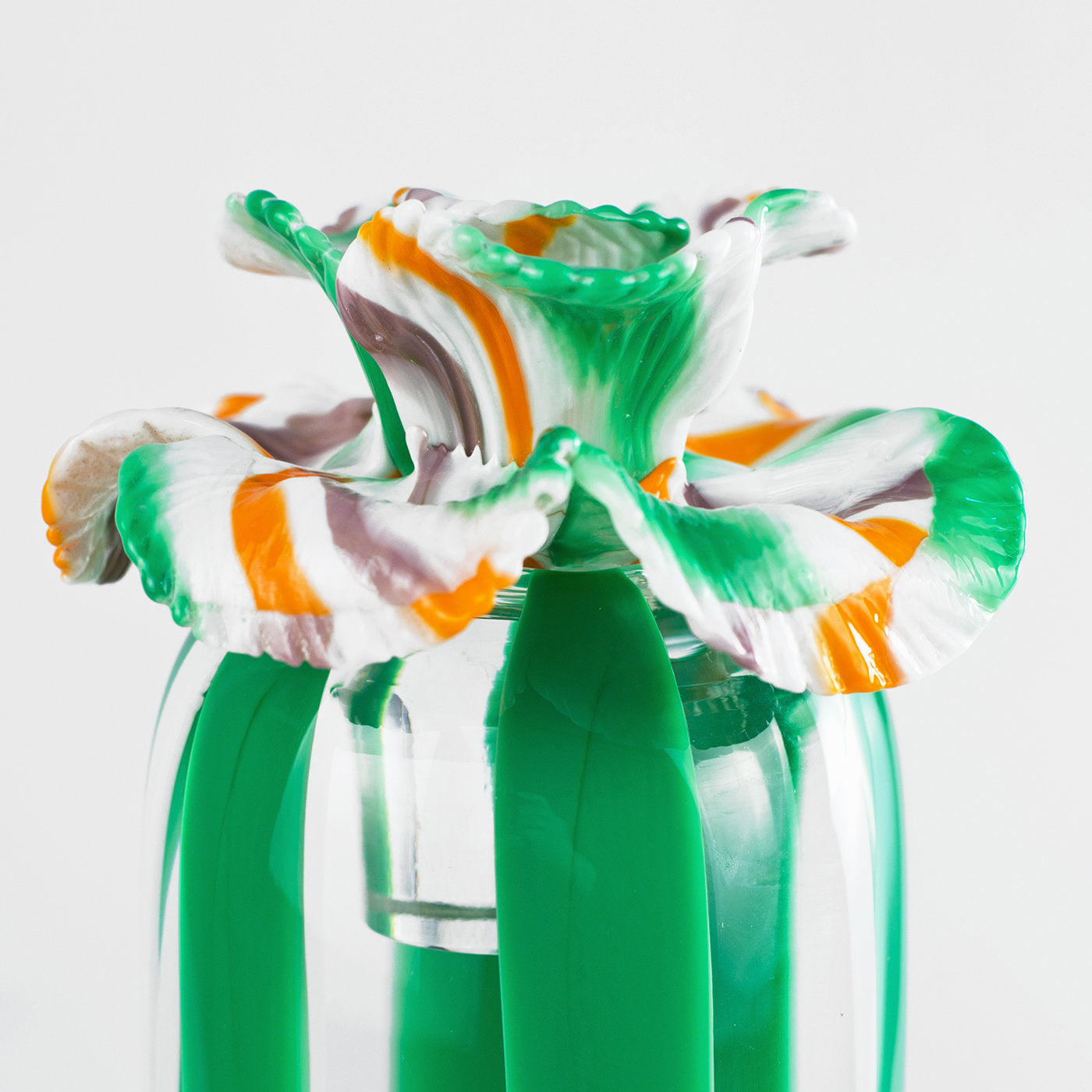 Rigadón con flor Escultura de vidrio veneciano de Eliana Gerotto - Vista alternativa 2
