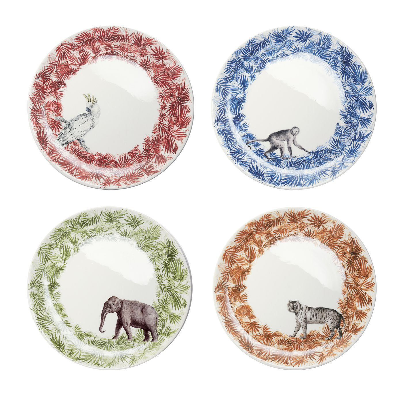 Jungle Dinner Plates Set of 4 - Main view
