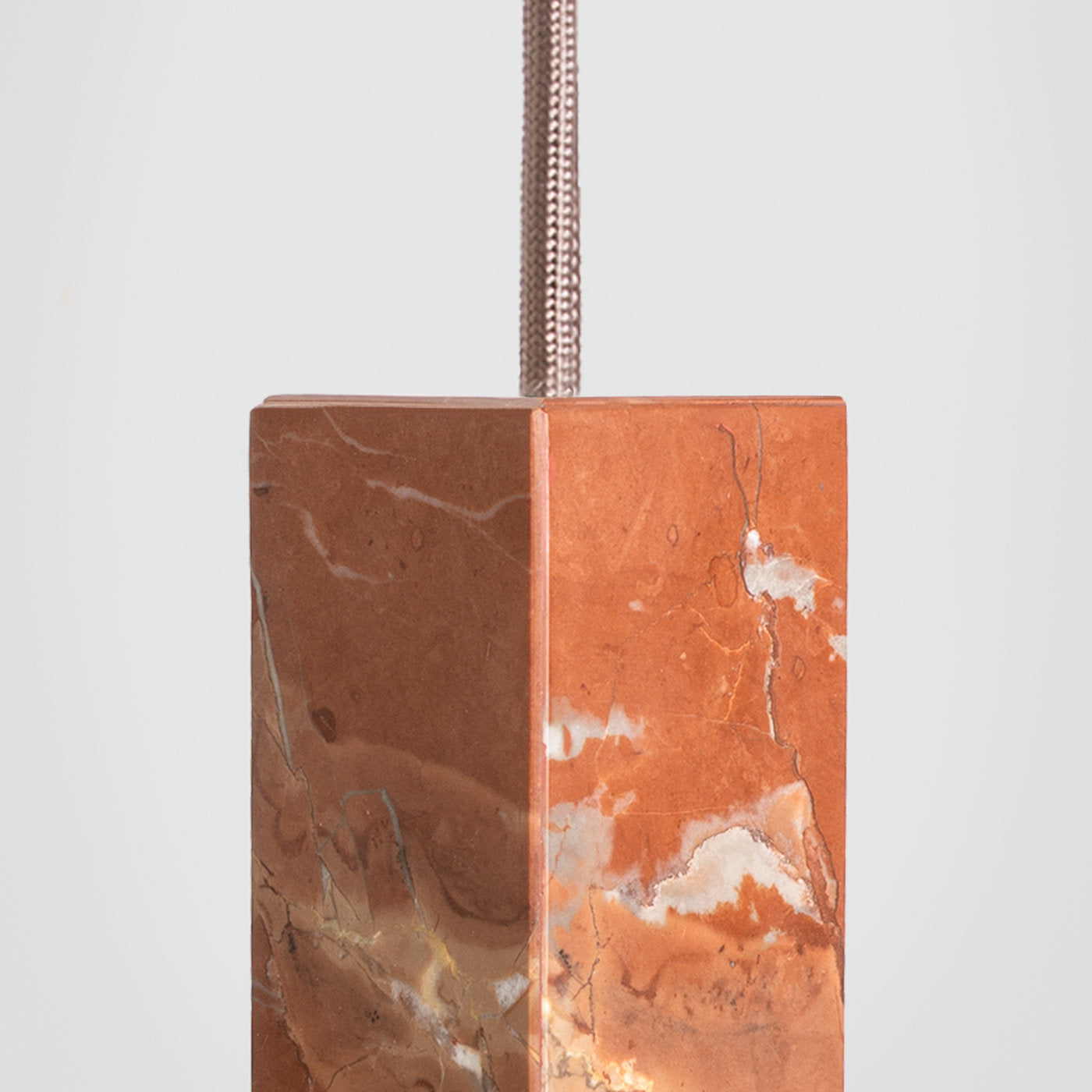 Lamp/One Red Marble Pendant Lamp - Alternative view 3