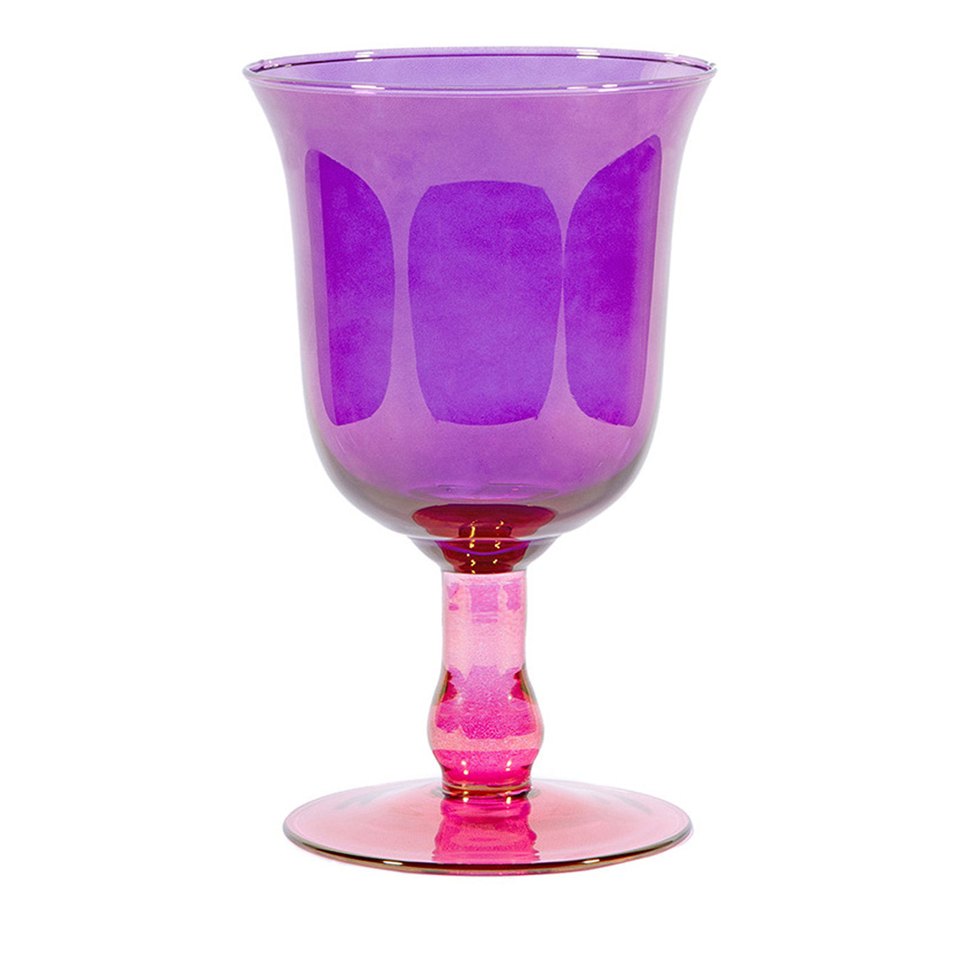 Small Pink-To-Violet Goblet Vase - Main view