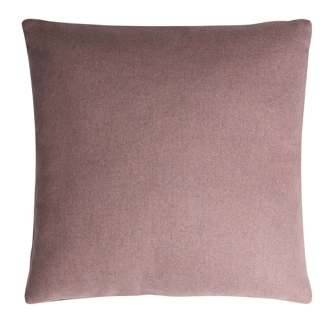 Wool Pink Cushion - Main view