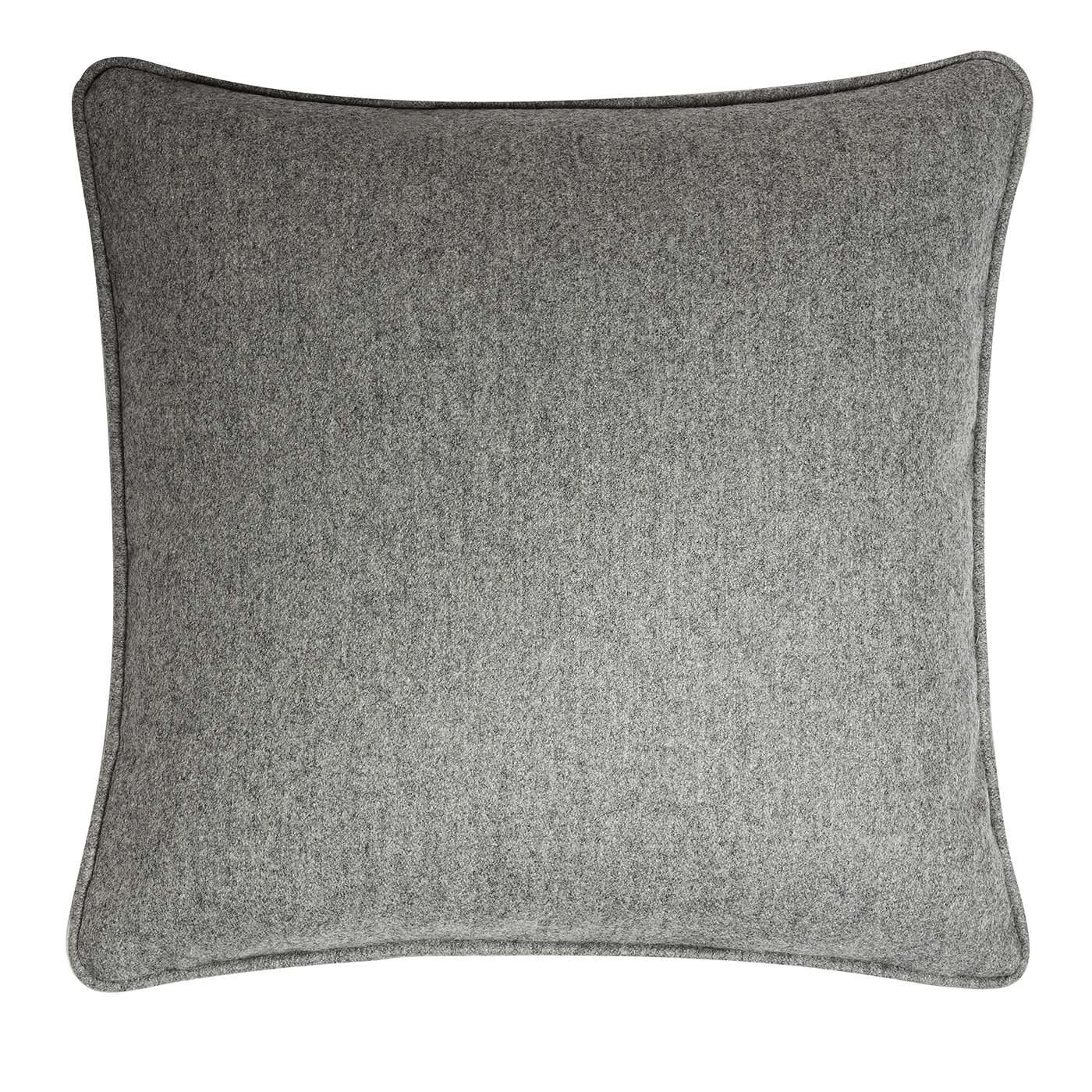 Wool Gray Cushion - Main view