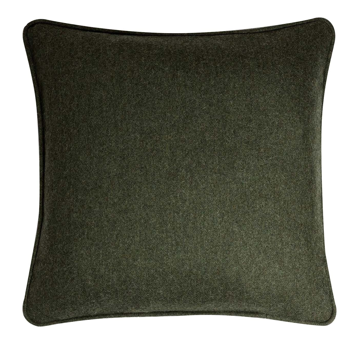 Wool Green Cushion - Main view
