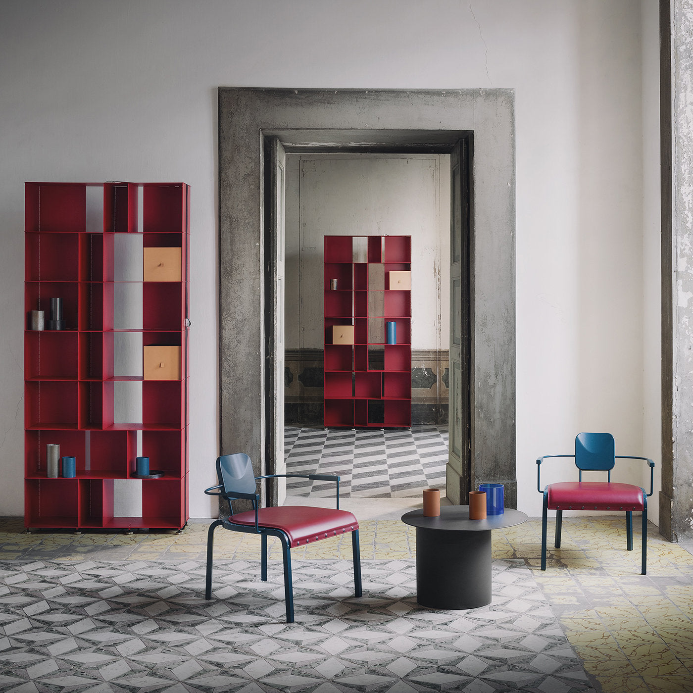 Fit Red Bookcase by Marc Sadler - Alternative view 4