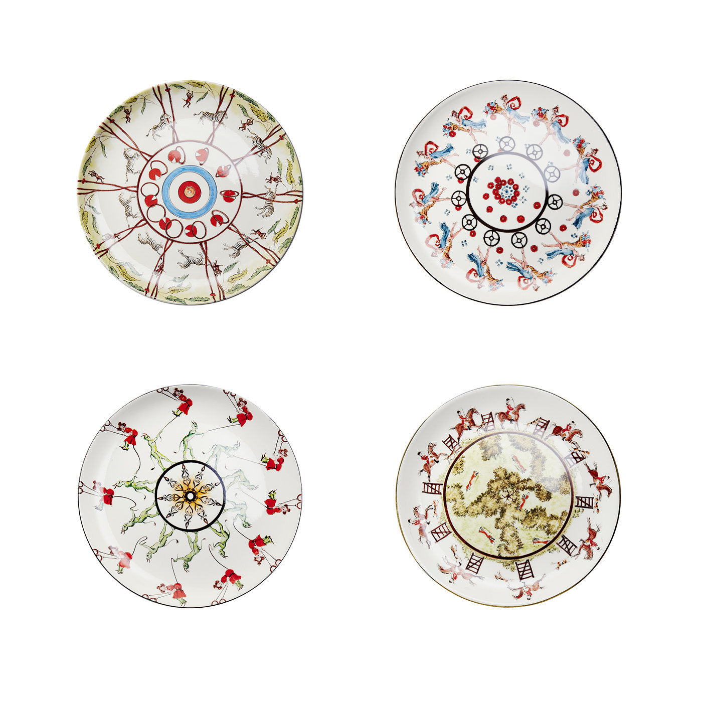Play Plates Story N°1 Dessert Plates Set of 4 - Main view