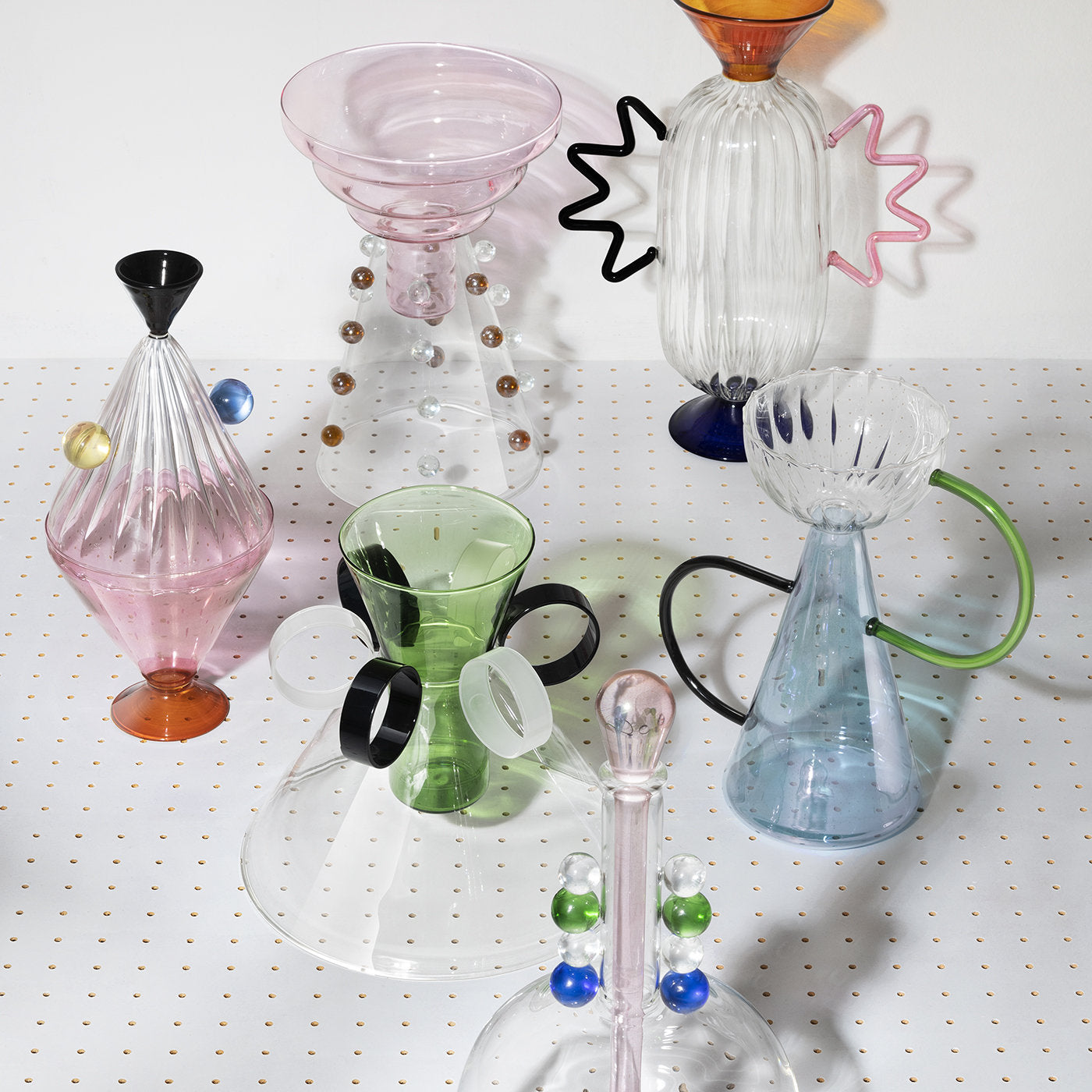 Arabesque 04 Vase aus mundgeblasenem Glas - Alternative Ansicht 2